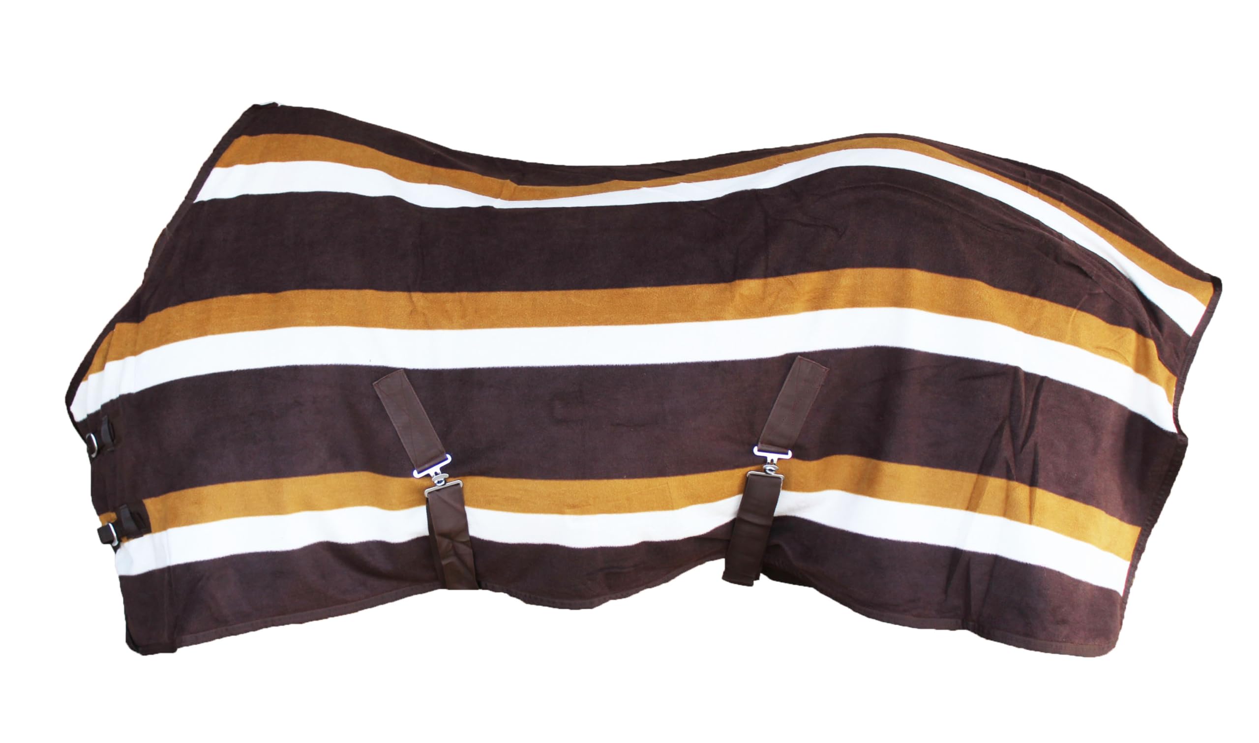 CHALLENGER Horse Cooler Blanket - Moisture Wicking Polar Fleece Exercise Sheet for Winter Riding - 43EEFunPrint - Perfect for Training, Shows & Cold Weather Riding
