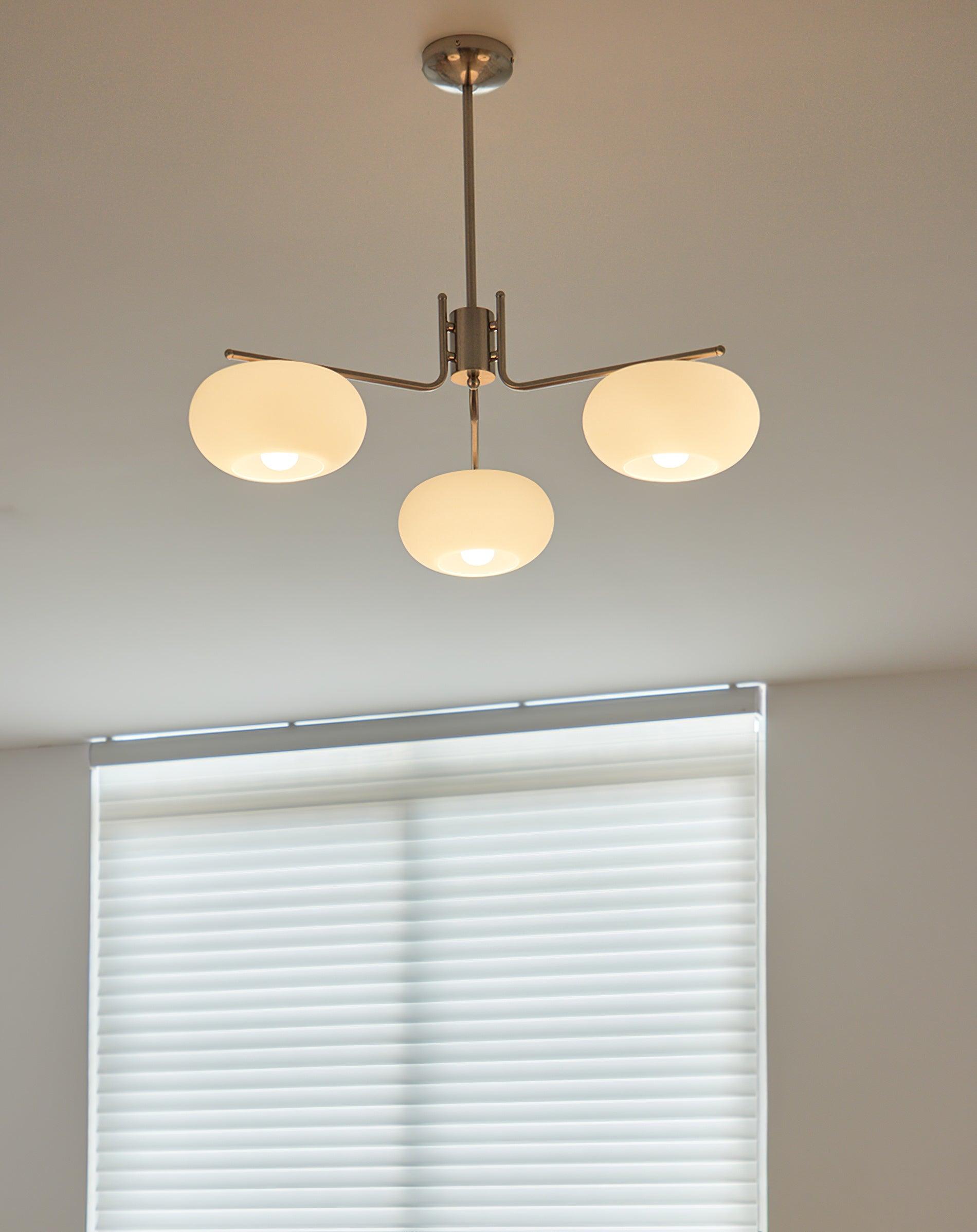 Brandon Crystal Chandelier - Elegant Modern Ceiling Light Fixture for Dining Room, Living Room & Bedroom | Energy Efficient LED Lighting | Easy Installation Home Decor