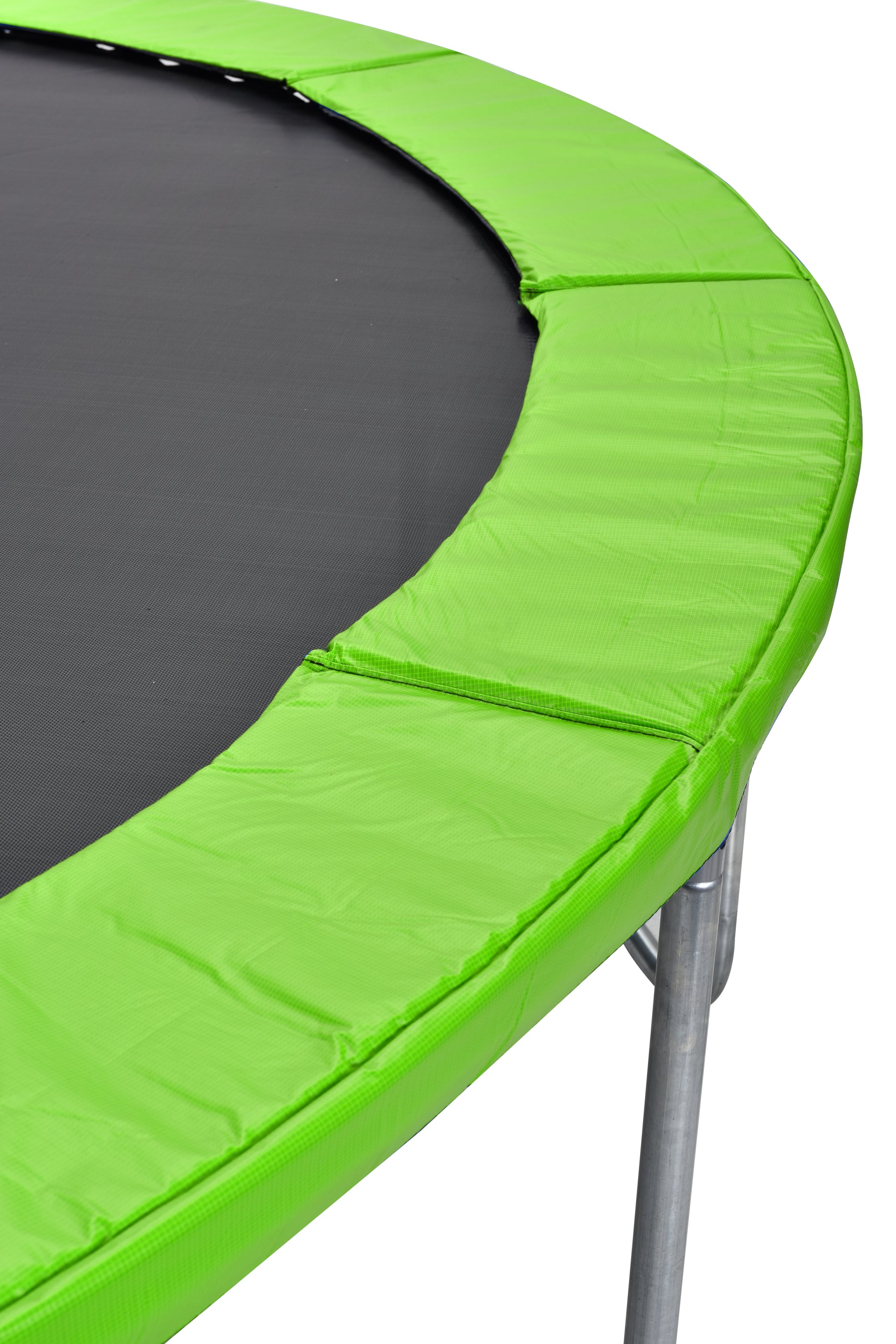 12FT Trampoline with Safety Enclosure - Green Outdoor Trampoline for Kids & Adults, Includes Basketball Hoop & Ball - Perfect for Backyard Fun, Exercise, and Family Recreation