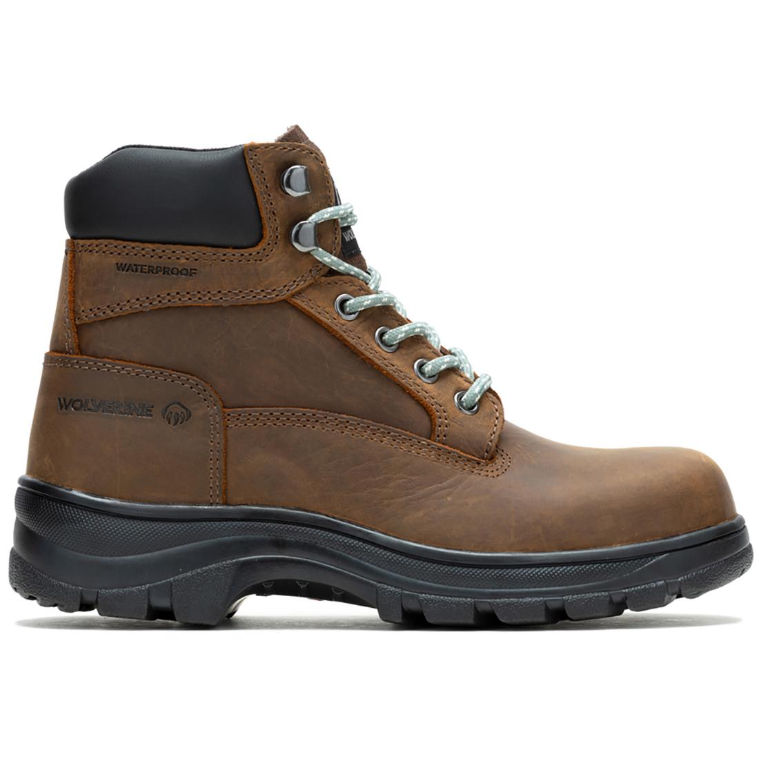 Carlsbad Women's Steel Toe Work Boots - Safety Shoes for Construction, Warehouse & Outdoor Work - Non-Slip, Waterproof & Comfortable Work Boots for Women