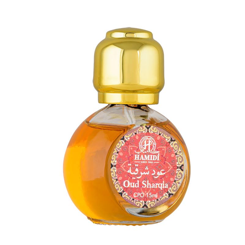 Hamidi Oud Sharqia CPO 15ml Attar Perfume Oil for Men - Alcohol-Free Arabic Fragrance with Long-Lasting Scent | Perfect for Daily Wear, Special Occasions & Gift Giving