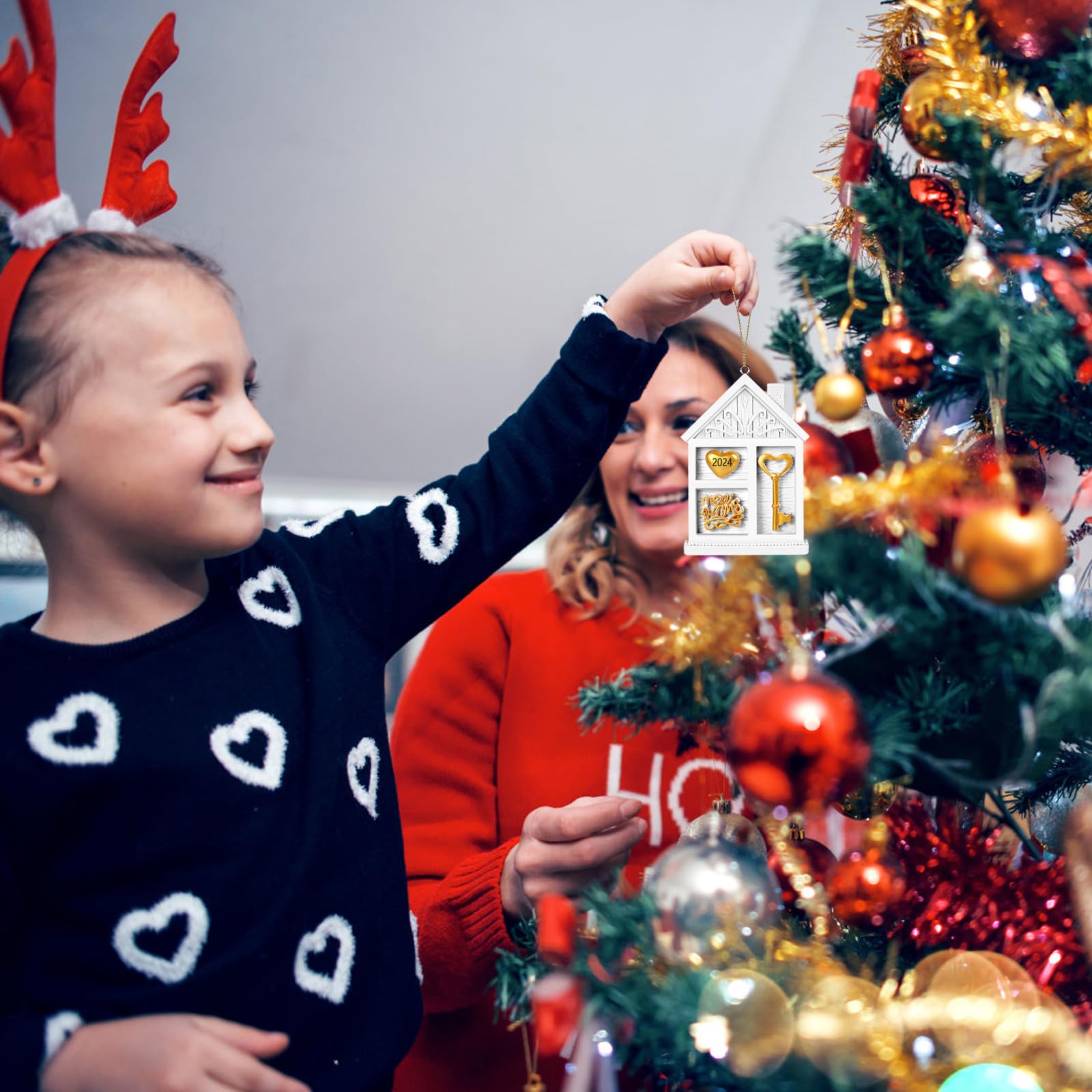 2024 New Christmas Ornament for Home Decor - Funny Housewarming Gift Ideas for New Homeowners | Perfect for Holiday Decorations & New House Celebrations
