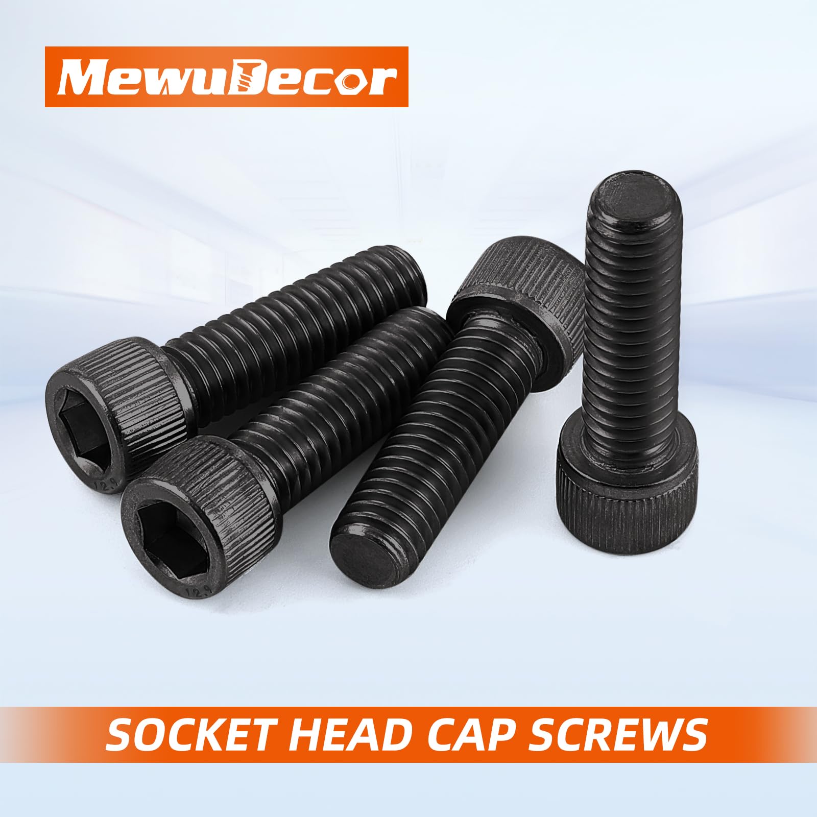 12.9 Grade Alloy Steel Socket Head Cap Screws - 20 PCS for Machinery & Automotive