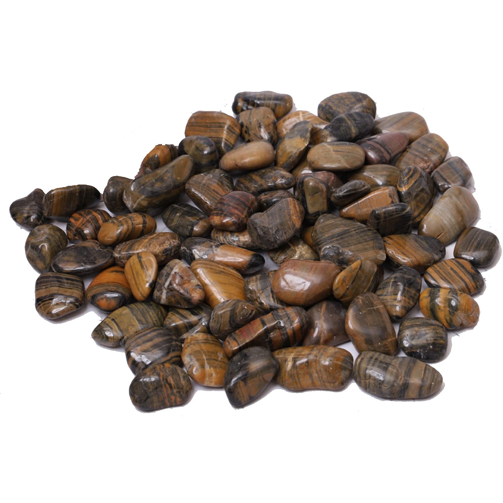 Natural Decorative Pebbles for Plants - 11 Pounds River Rocks for Garden DIY, Aquariums, Landscaping & Vase Fillers | Polished Gravel Stones for Home Decor, Zen Gardens & Terrariums