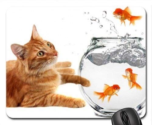 Premium Cat-Themed Mouse Pad - Soft Non-Slip Gaming Mousepad for Computers & Laptops - Perfect for Office Work, Gaming & Home Use