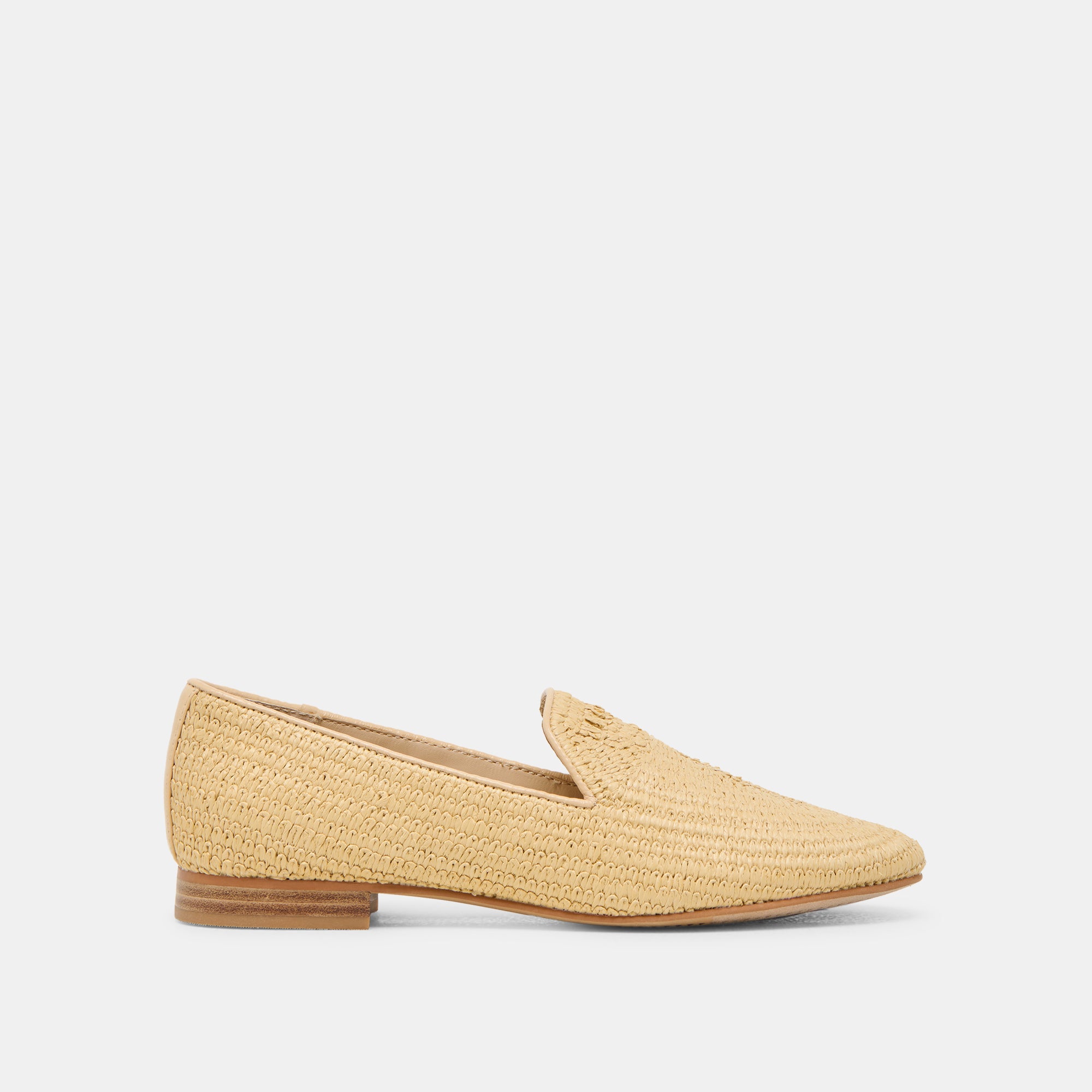 BAYLEN Women's Natural Woven Raffia Flats - Comfortable Summer Sandals for Beach, Vacation & Casual Outings
