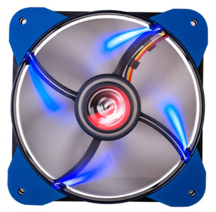 Spire Air Force 120mm LED Cooling Fan - SP12025N7L4 B PWM RGB PC Case Fan with High Airflow & Quiet Operation for Gaming PC, Workstation, and Server Cooling
