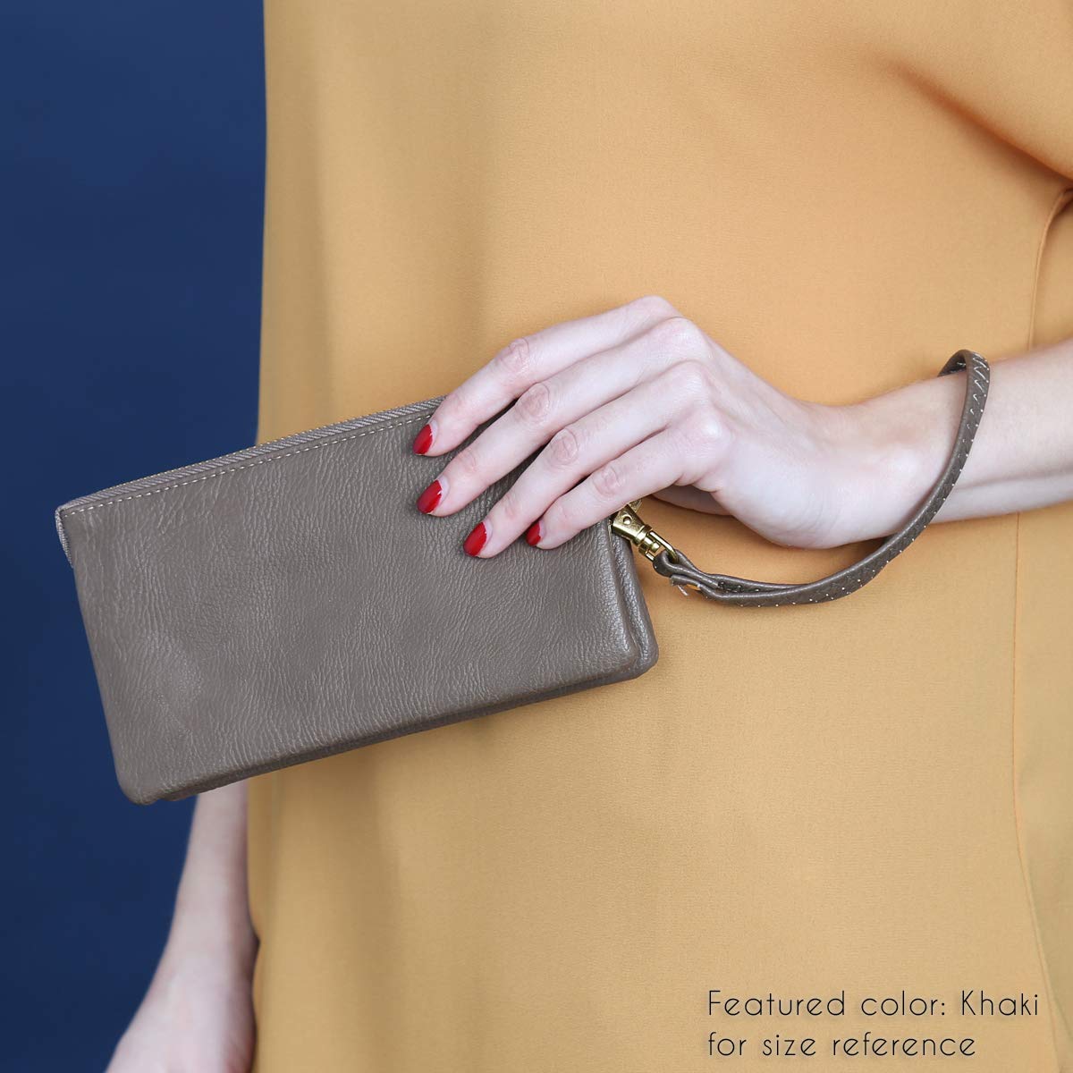 RIAH FASHION Convertible Faux Leather Wallet Purse Clutch - Mini Handbag with Detachable Chain Crossbody Strap & Phone Holder | Perfect for Parties, Travel & Everyday Use