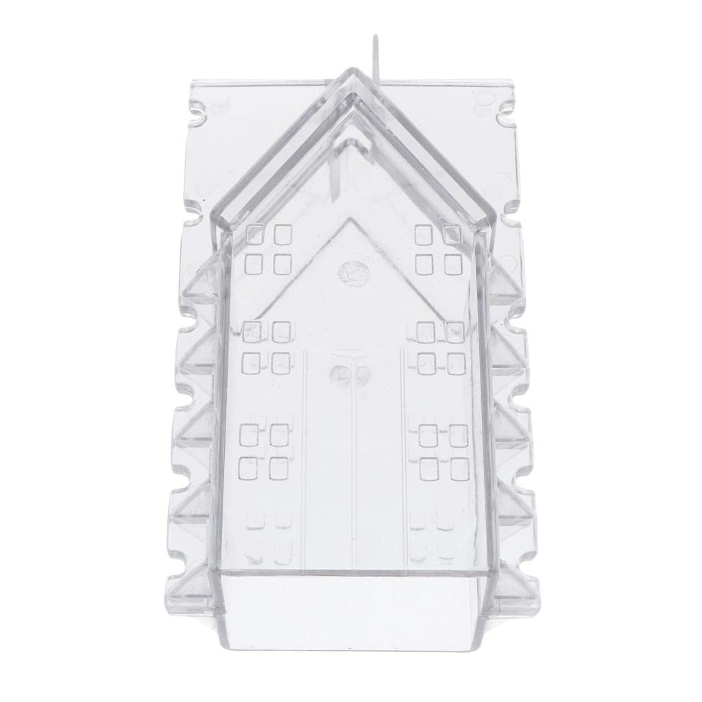 Enakshi Clear Plastic Candle and Soap Mold for DIY Crafting - 6.1x5x14.2CM | Perfect for Homemade Candles, Soap Making & Home Decor Projects | Ideal for Birthday Gifts, Wedding Favors and Aromatherapy