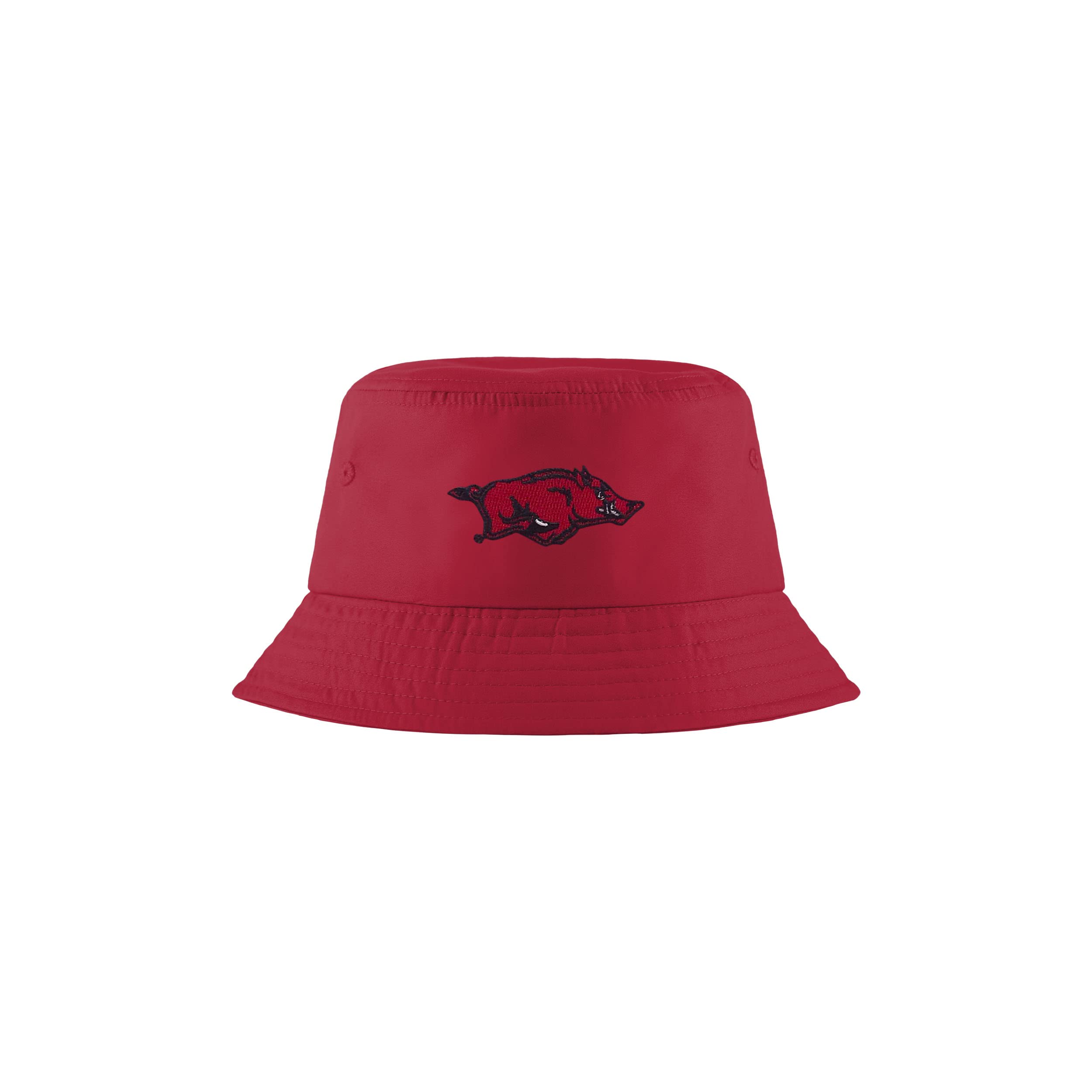 FOCO Men's NCAA College Team Logo Sun Protection Bucket Hat - Adjustable Outdoor Hat for Fishing, Hiking, and Beach Activities