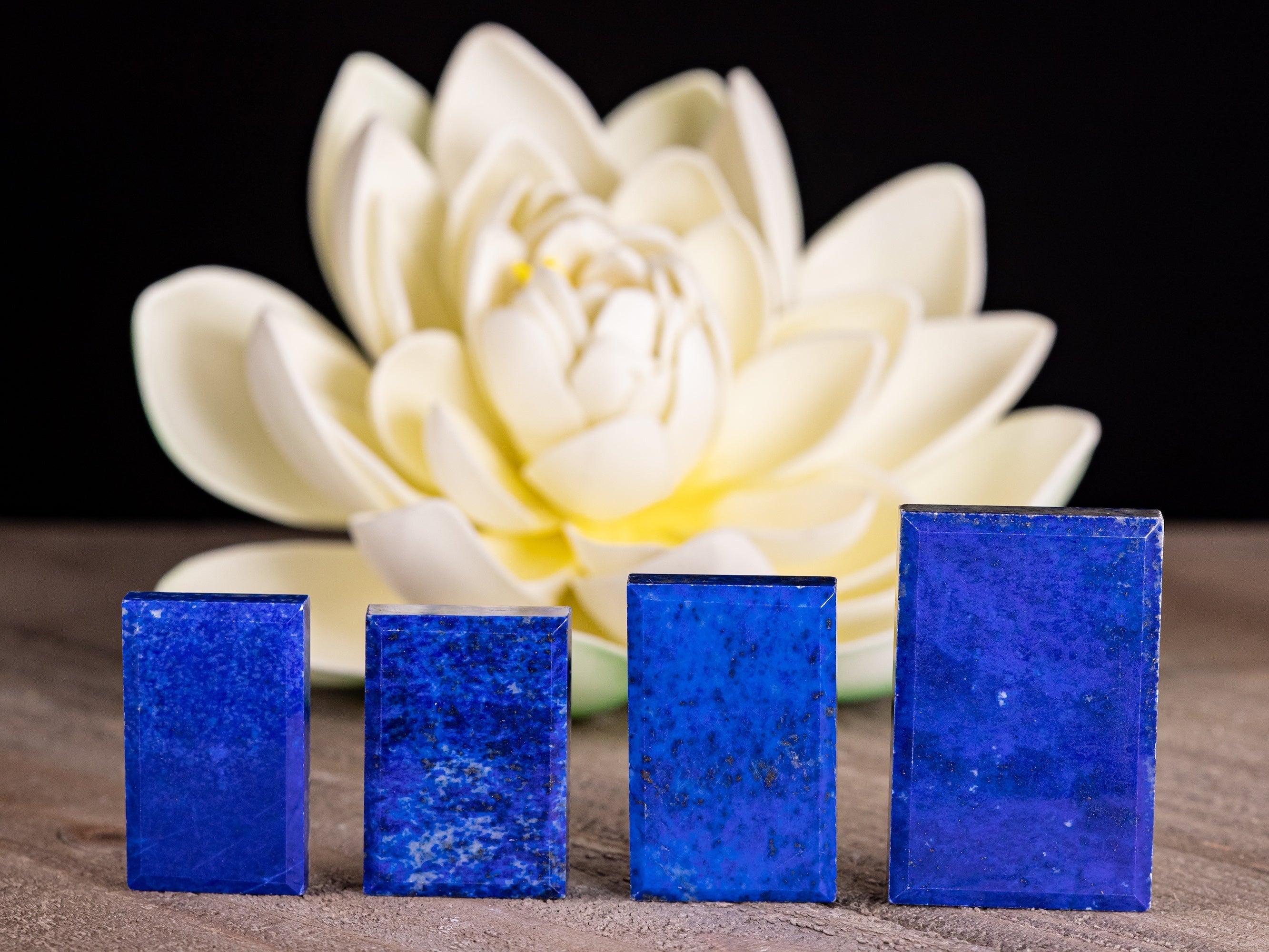 Lapis Lazuli Gemstone Cabochon - Rectangle Shape for Jewelry Making, Healing Crystals, DIY Crafts (E1707) - Perfect for Necklaces, Bracelets & Spiritual Healing