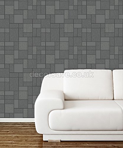 Holden Decor Glitter Tile Black 89240 - Premium Self-Adhesive Wall Tile for Home Decor, Kitchen Backsplash & Bathroom Accent Wall