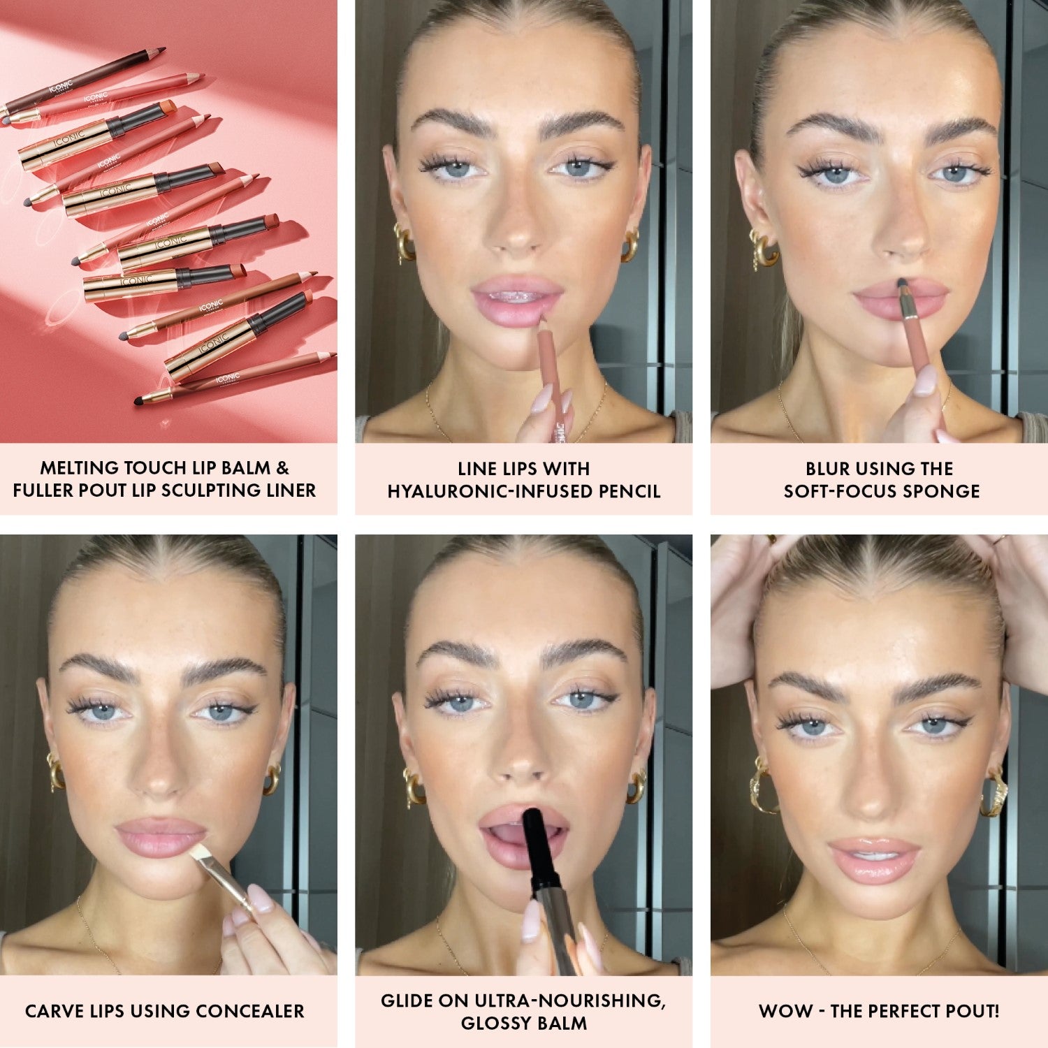 Fuller Pout Sculpting Lip Liner - Waterproof & Long-Lasting Lip Pencil for Perfect Lip Contour | Ideal for Everyday Makeup & Special Occasions