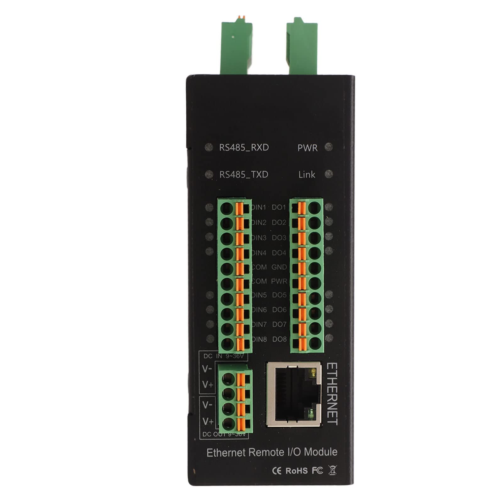 M160T Ethernet TCP Module - 8-Channel Modbus to TCP Remote I/O Module with AC100-240V & IP30 Protection | Industrial Automation & Smart Home Data Acquisition Solution