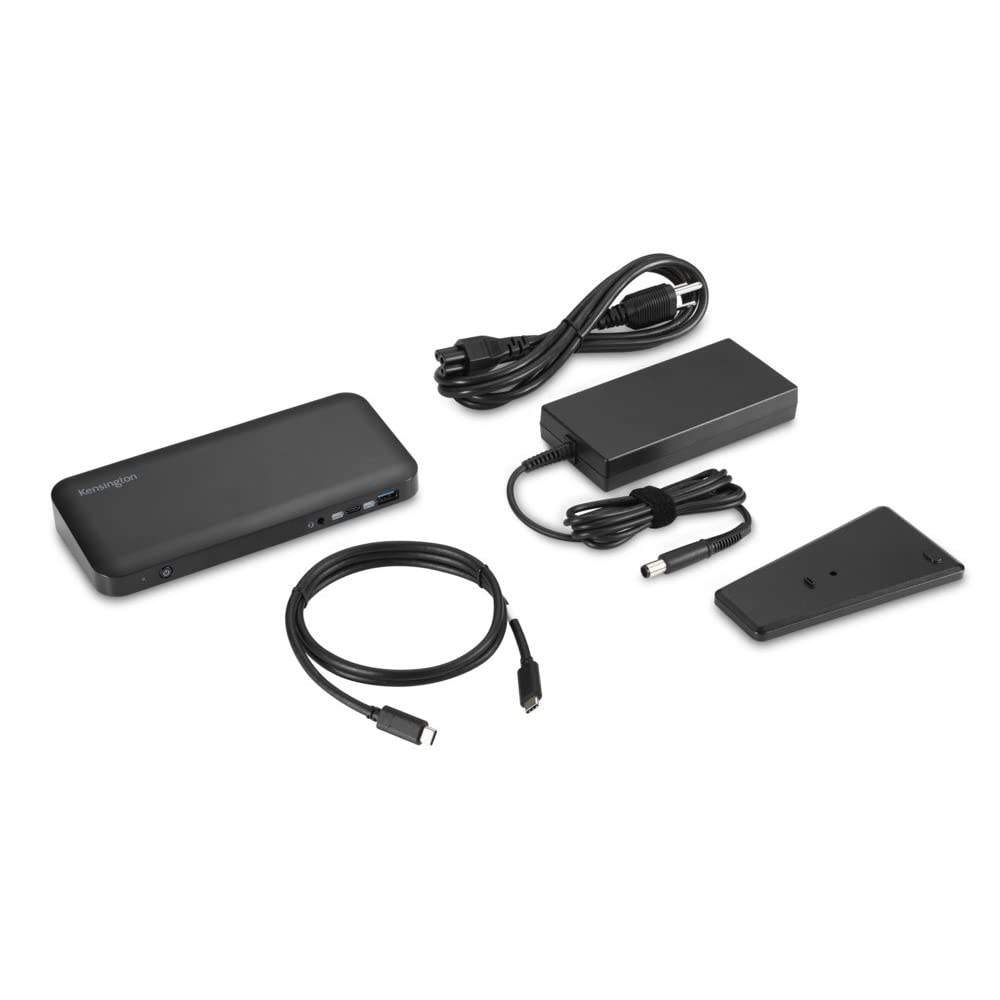 Kensington USB-C Triple Monitor Docking Station with 10Gbps Speed & 85W Power Delivery - Black | Plug & Play for MacBook, Windows Laptops | Home Office & Remote Work Setup