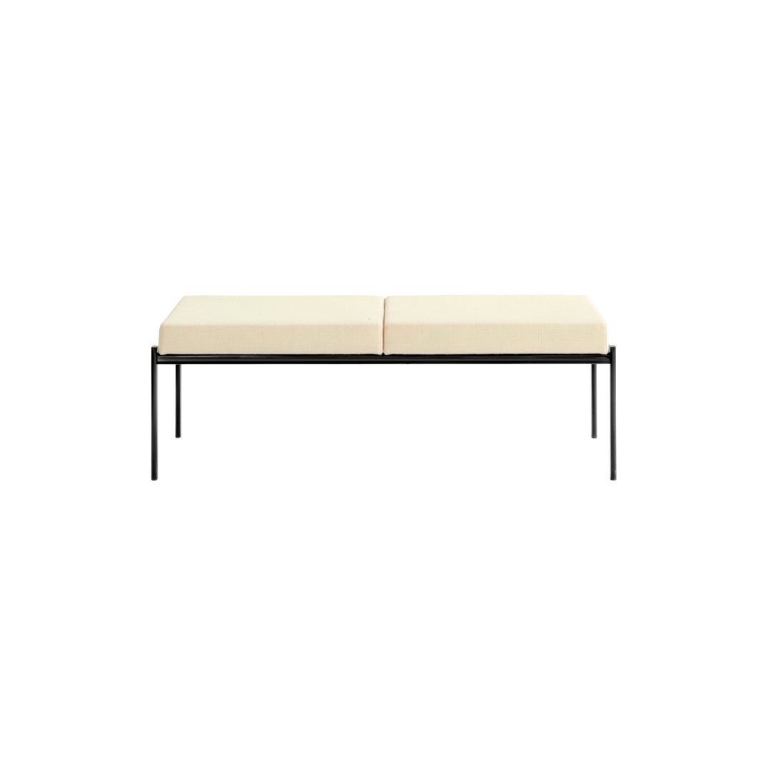 Modern Kiki Bench - 2 Seater Wooden Sofa for Living Room, Patio & Entryway - Stylish & Comfortable Small Space Seating Solution