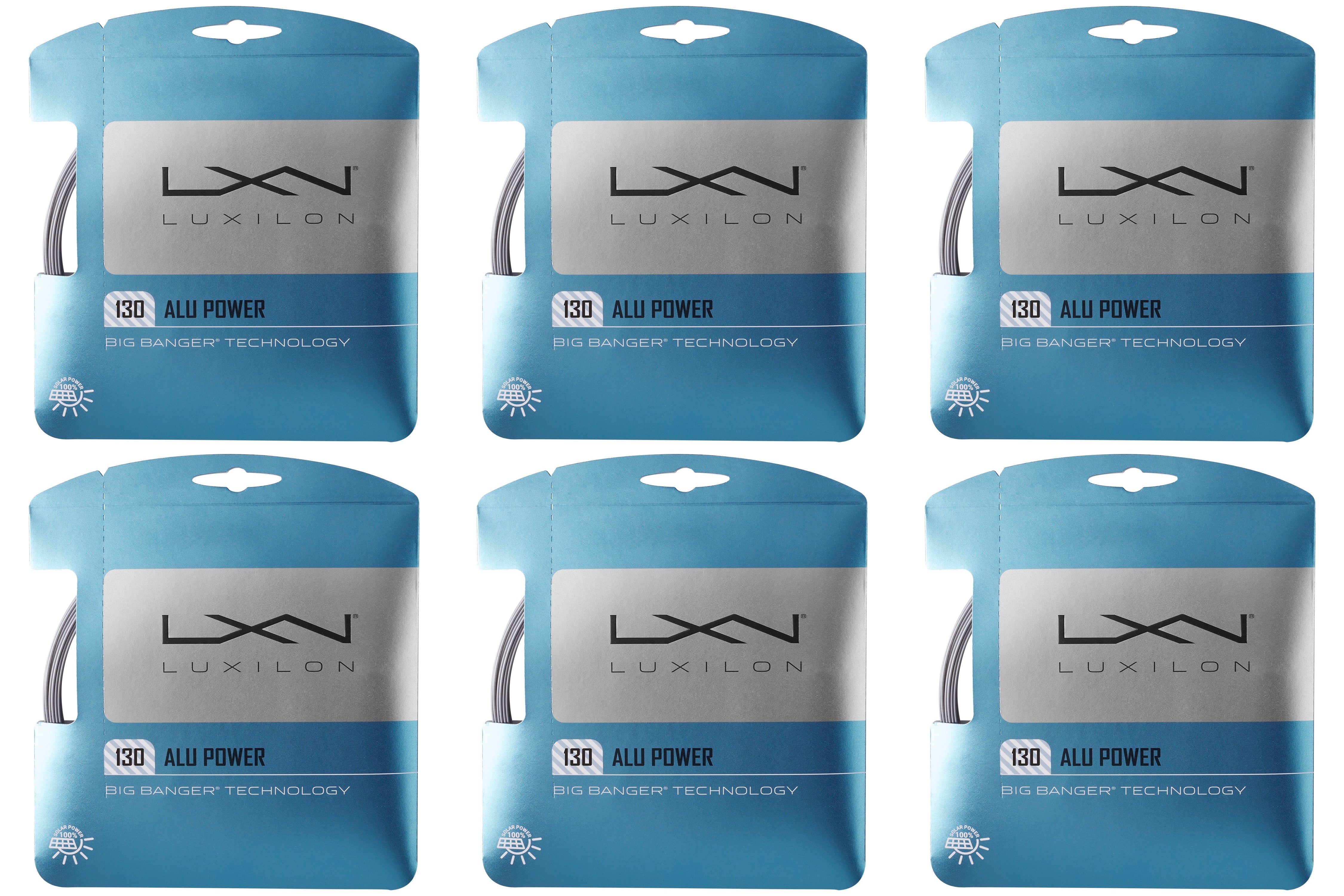 Luxilon ALU Power Silver Tennis String - Premium Polyester String for Power & Control | Ideal for Competitive Players & Advanced Tennis Enthusiasts