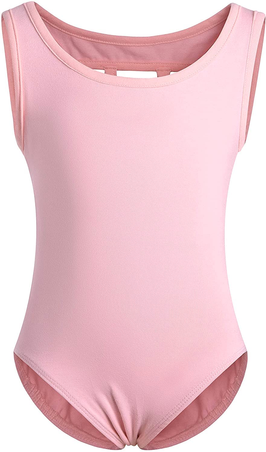 DANSHOW Girls Dance Leotard with Back M Straps - Ballet Tank Top for Kids, Toddlers & Teens - Perfect for Ballet Class, Dance Practice & Performance