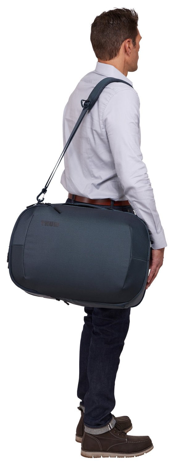 Thule Subterra 2 Convertible Carry On Bag 40L - Dark Slate | Expandable Travel Luggage for Business & Vacation | Airplane Approved Cabin Bag