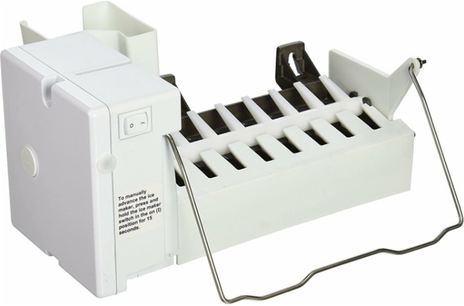 Refrigerator Icemaker Replacement - Compatible with 5303918344, PS1992700, AP4299334 - Perfect for Kitchen, RV & Office Refrigerators