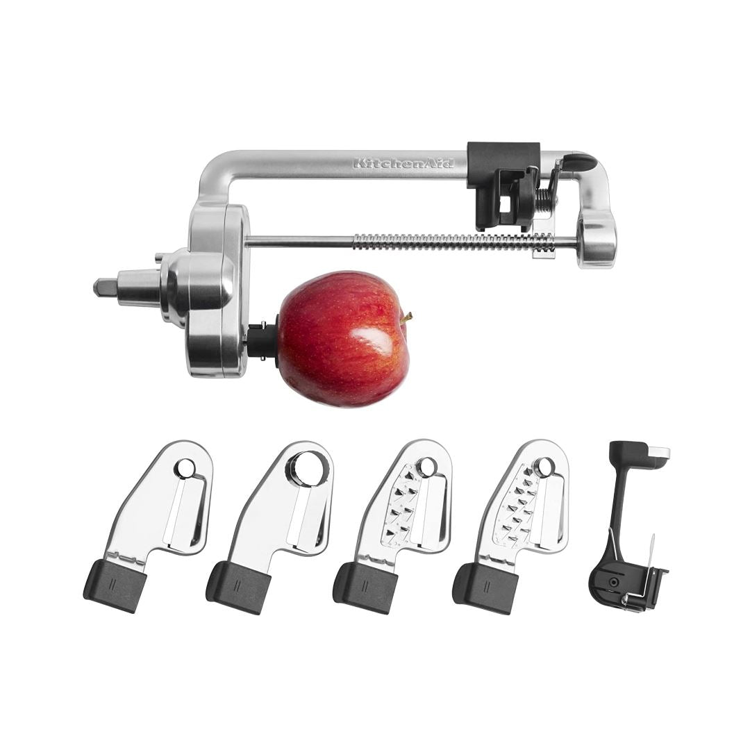 KitchenAid Spiralizer Attachment for Stand Mixers - Includes Peel & Core Function - Perfect for Making Zucchini Noodles, Apple Slices & Healthy Veggie Snacks