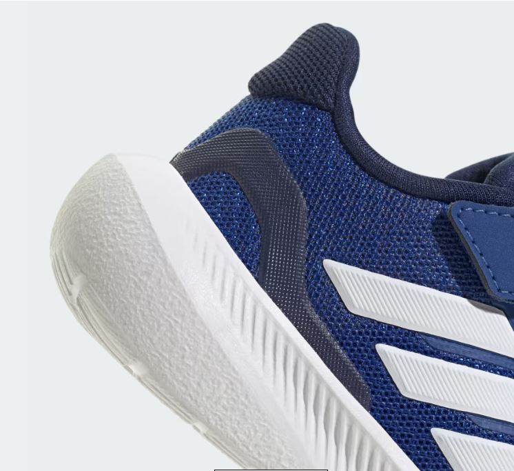 Adidas Kids Runfalcon 5 Hook & Loop Running Shoes - Royal/White | Lightweight & Comfortable for Boys & Girls | Perfect for School, Sports & Daily Activities