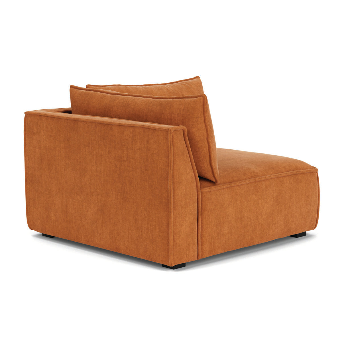 Stylish Daphne Fabric Left Corner Modular Sofa - 1 Seater Modern Living Room Furniture for Small Spaces & Apartments