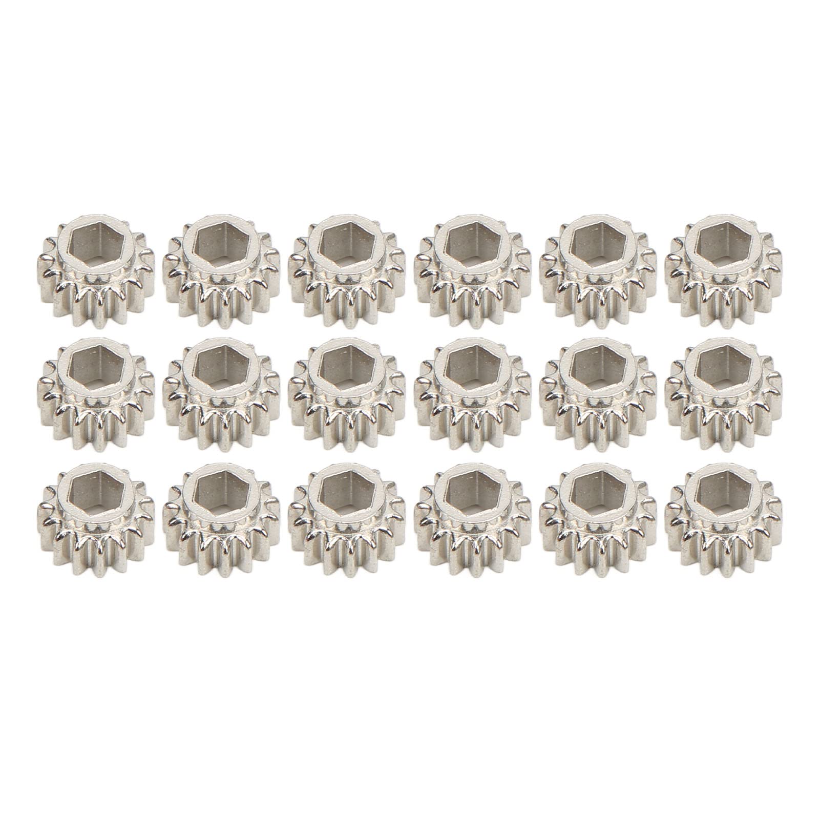 Restokki 18-Piece Guitar Tuning Peg Set - Premium Metal String Tuning Pegs with Hex Hole Design for Precise Guitar Tuning | Ideal for Guitar Maintenance, Repairs & Professional Musicians