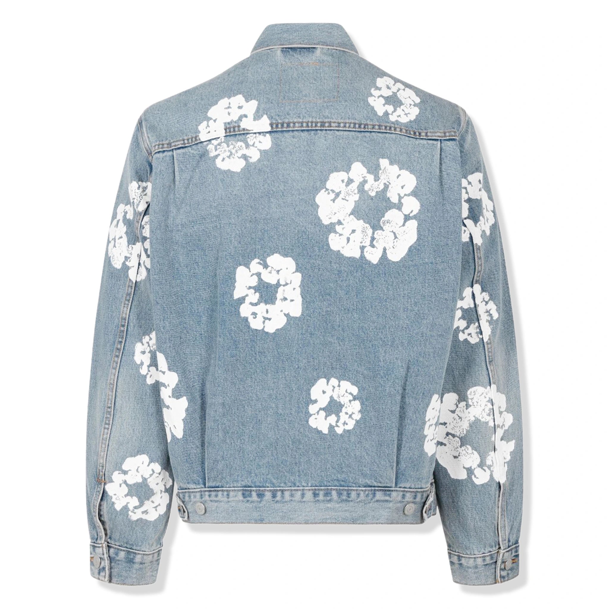 Denim Tears x Levi's Light Blue Denim Jacket for Men - Vintage Style Trucker Jacket - Perfect for Streetwear, Casual Outfits & Urban Fashion