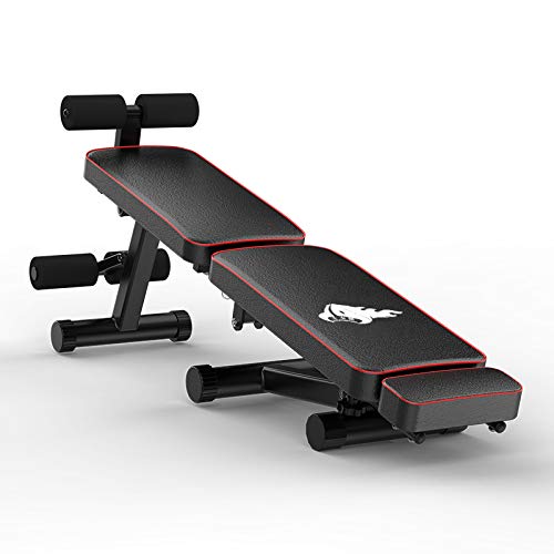 TOPYL Adjustable Dumbbell Fitness Bench - Foldable Workout Bench for Home Gym, Strength Training & Full Body Exercises | Perfect for Weight Lifting, Sit-ups & Roman Chair Workouts