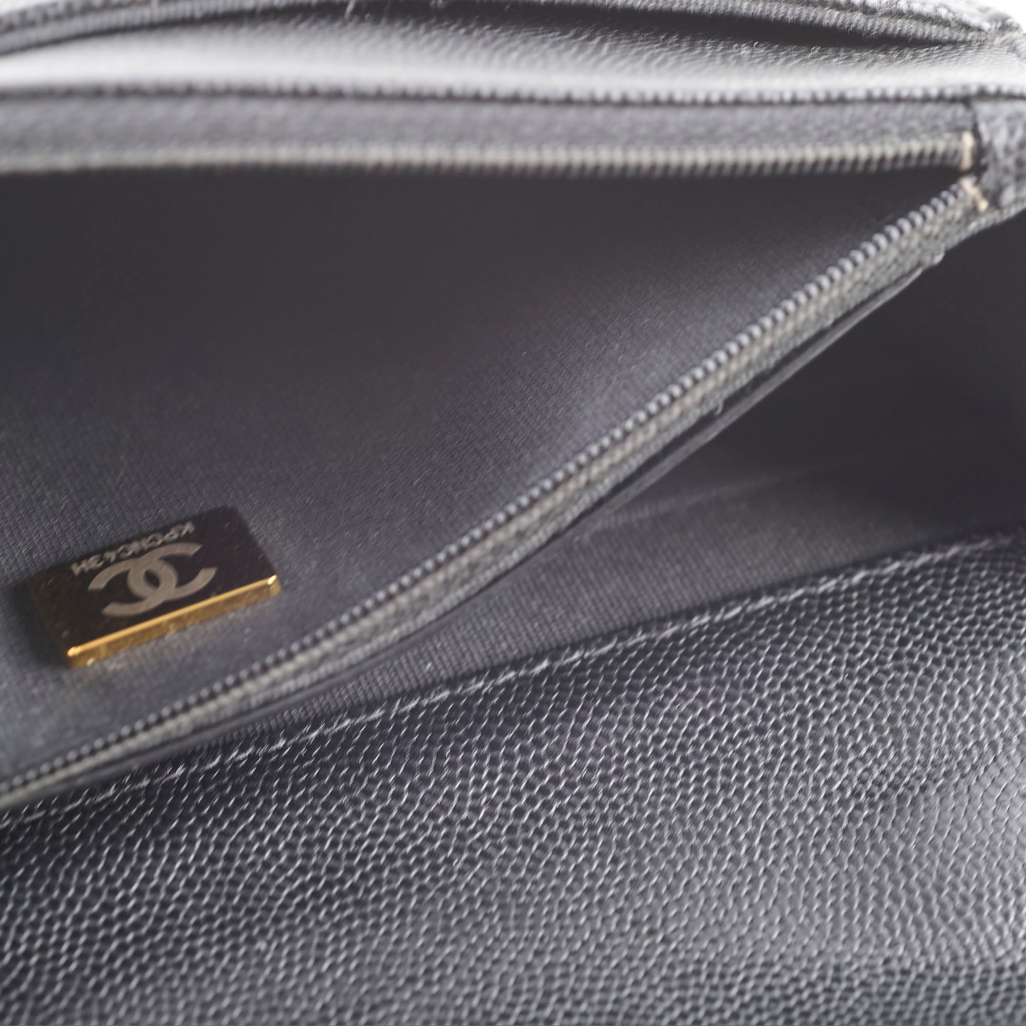 Chanel 2022 Seasonal Top Handle Wallet On Chain in Black Caviar Leather - Perfect for Evening Events & Luxury Fashion Accessories