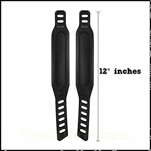 Premium Exercise Bike Pedal Straps (Pair) - Extra Long & Adjustable - Compatible with LifeFitness, Peloton, and Most Spin Bikes - Ideal for Indoor Cycling, Home Gym Workouts, and Cardio Training