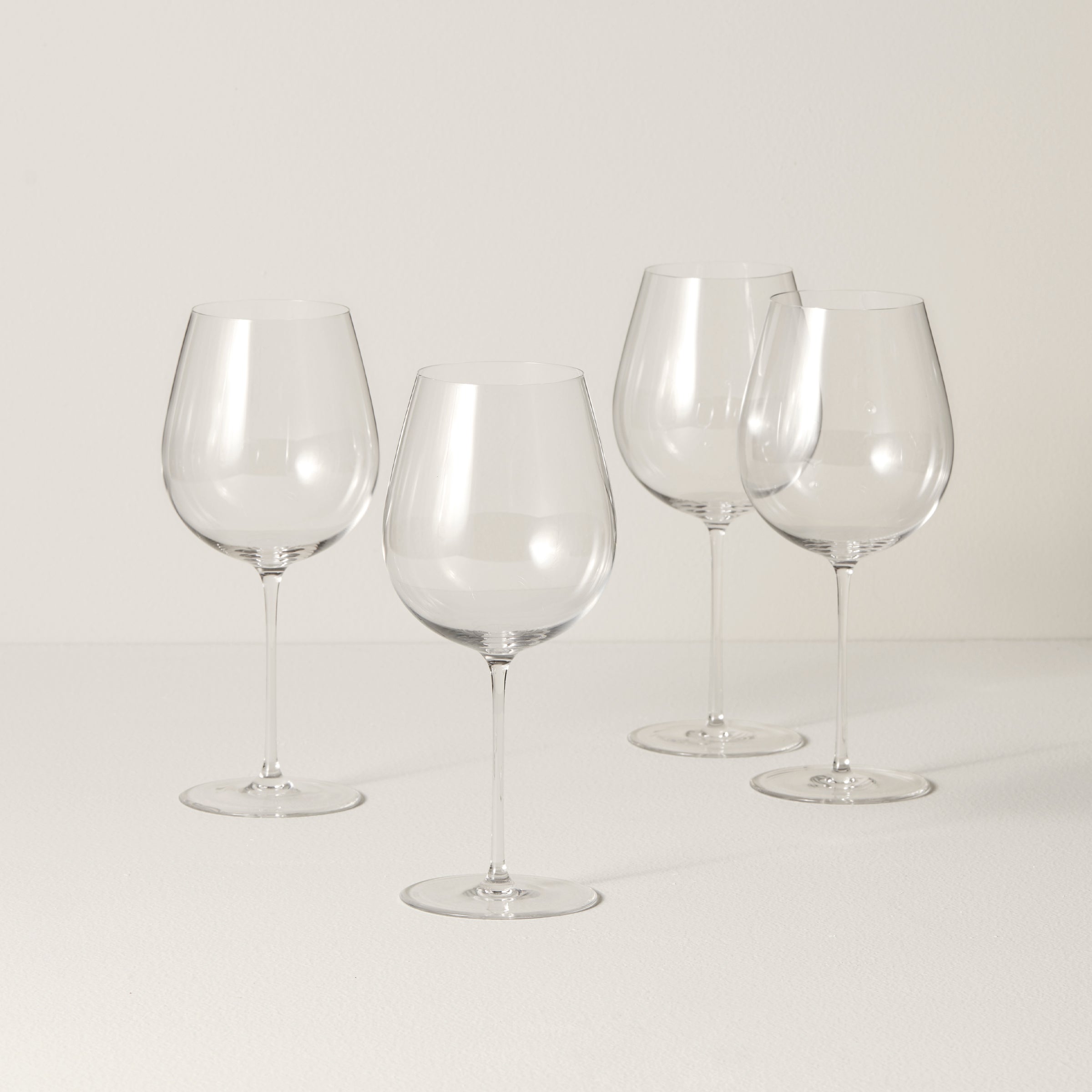 Premium Tuscany Signature Series Wine Glasses Set of 4 - Elegant Stemware for Red Wine, White Wine & Champagne - Perfect for Dinner Parties, Romantic Dates & Gift Giving