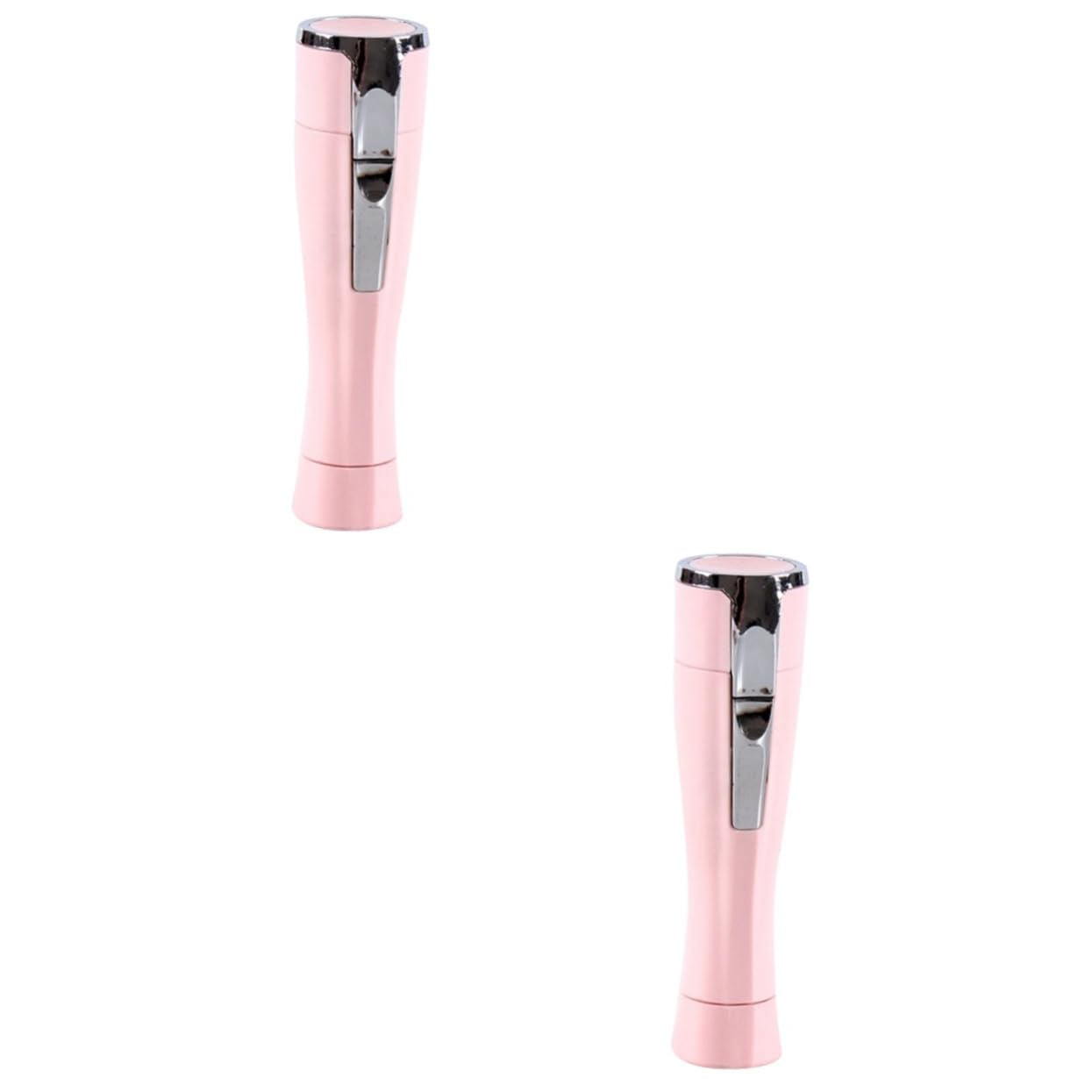 NOLITOY 2 Pack Women's Hair Removal Kit - Stainless Steel Lady Shaver & Body Trimmer for Smooth Skin (Pink) | Perfect for Travel, Bikini Line & Underarm Grooming