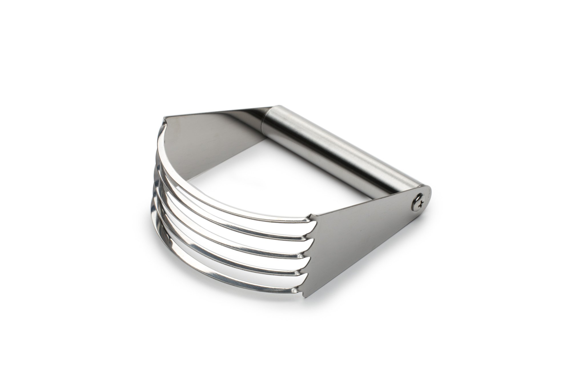 Fox Run 5857 Stainless Steel Dough Blender - 4 Blades Pastry Cutter for Pie Crust, Biscuits & Baking - Perfect for Home Bakers & Professional Kitchens