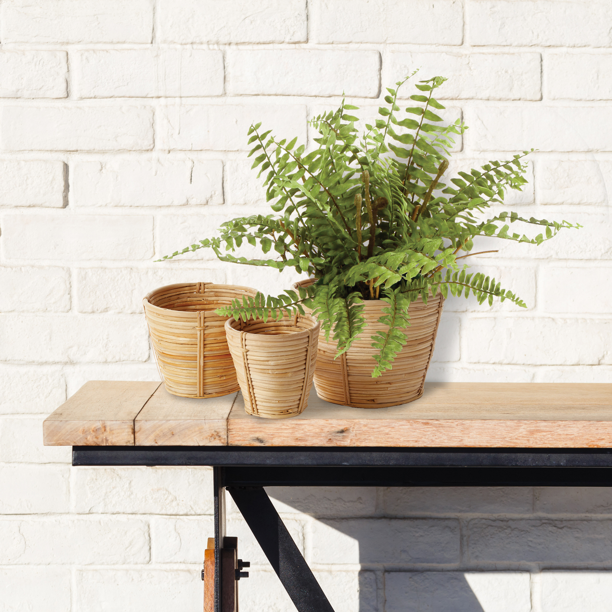 12 Pack Artificial Boston Fern Hanging Plants - Realistic Fake Greenery for Home Decor, Office, Patio, and Indoor/Outdoor Use