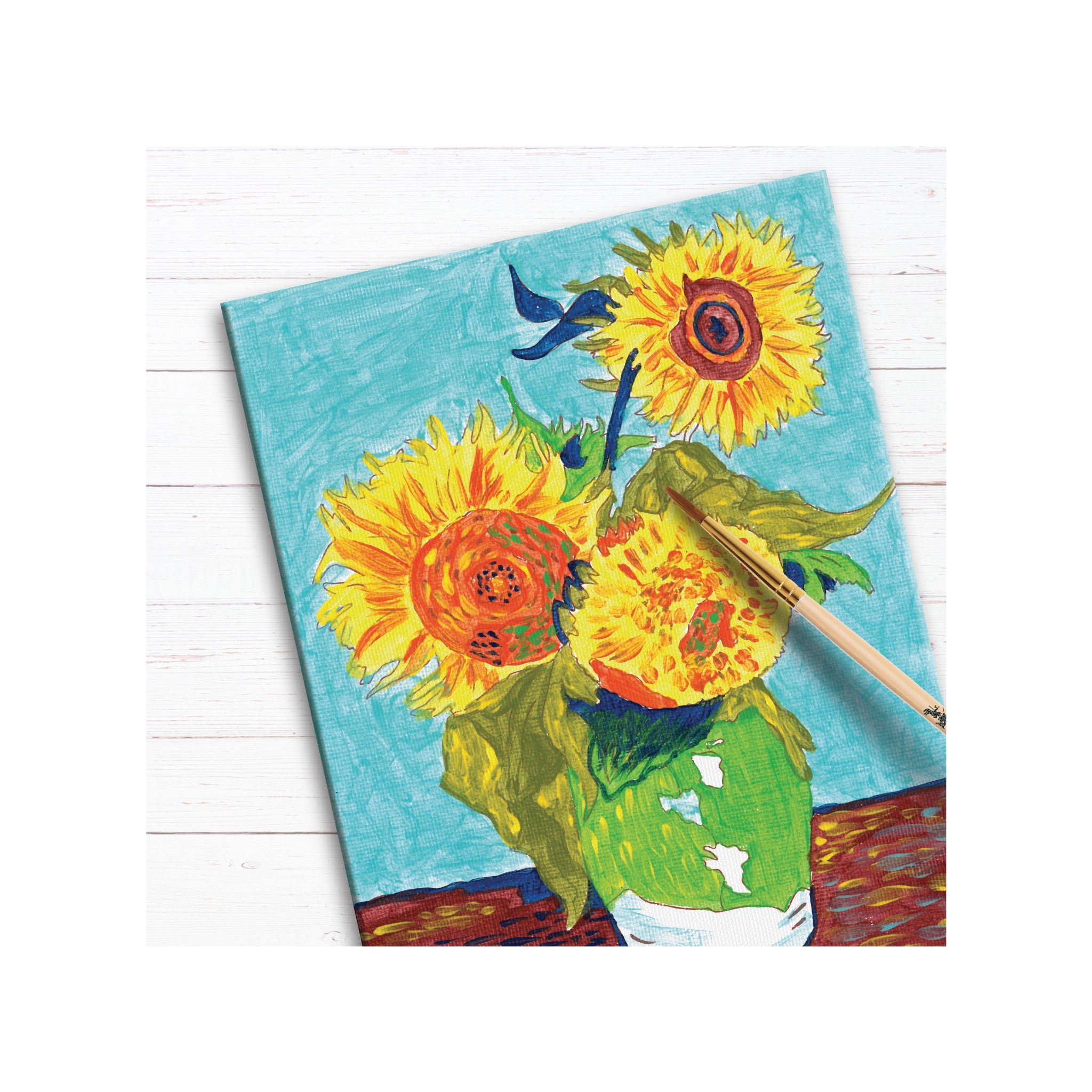 Sunflowers Paint by Numbers Kit - Museum Series #14314 | DIY Art for Home Decor & Relaxation