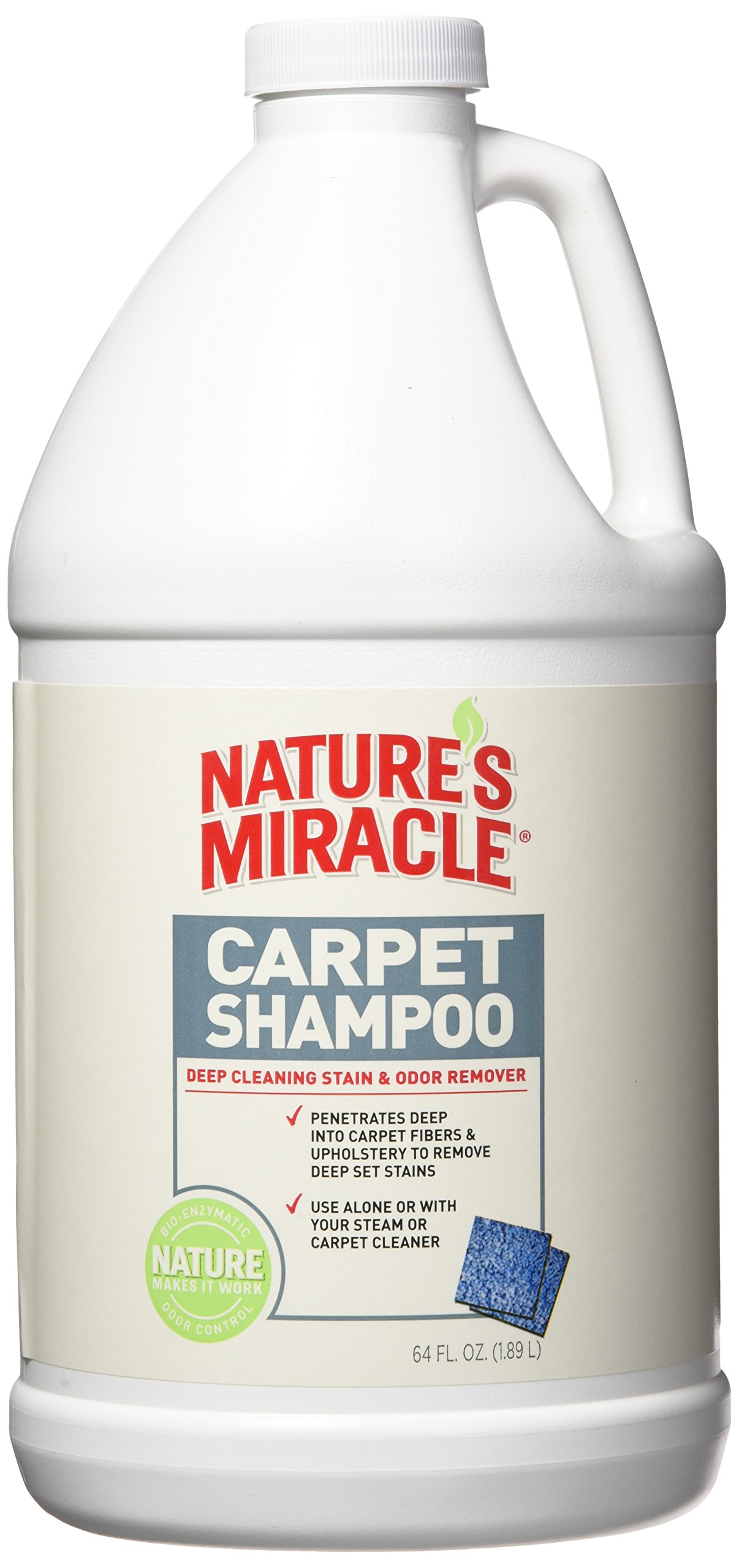 Nature's Miracle Carpet Shampoo - Deep Cleaning Stain & Odor Eliminator for Pets, Kids & High-Traffic Areas | Safe for Carpets, Rugs & Upholstery | Ideal for Homes with Pets, Children and Allergy Sufferers