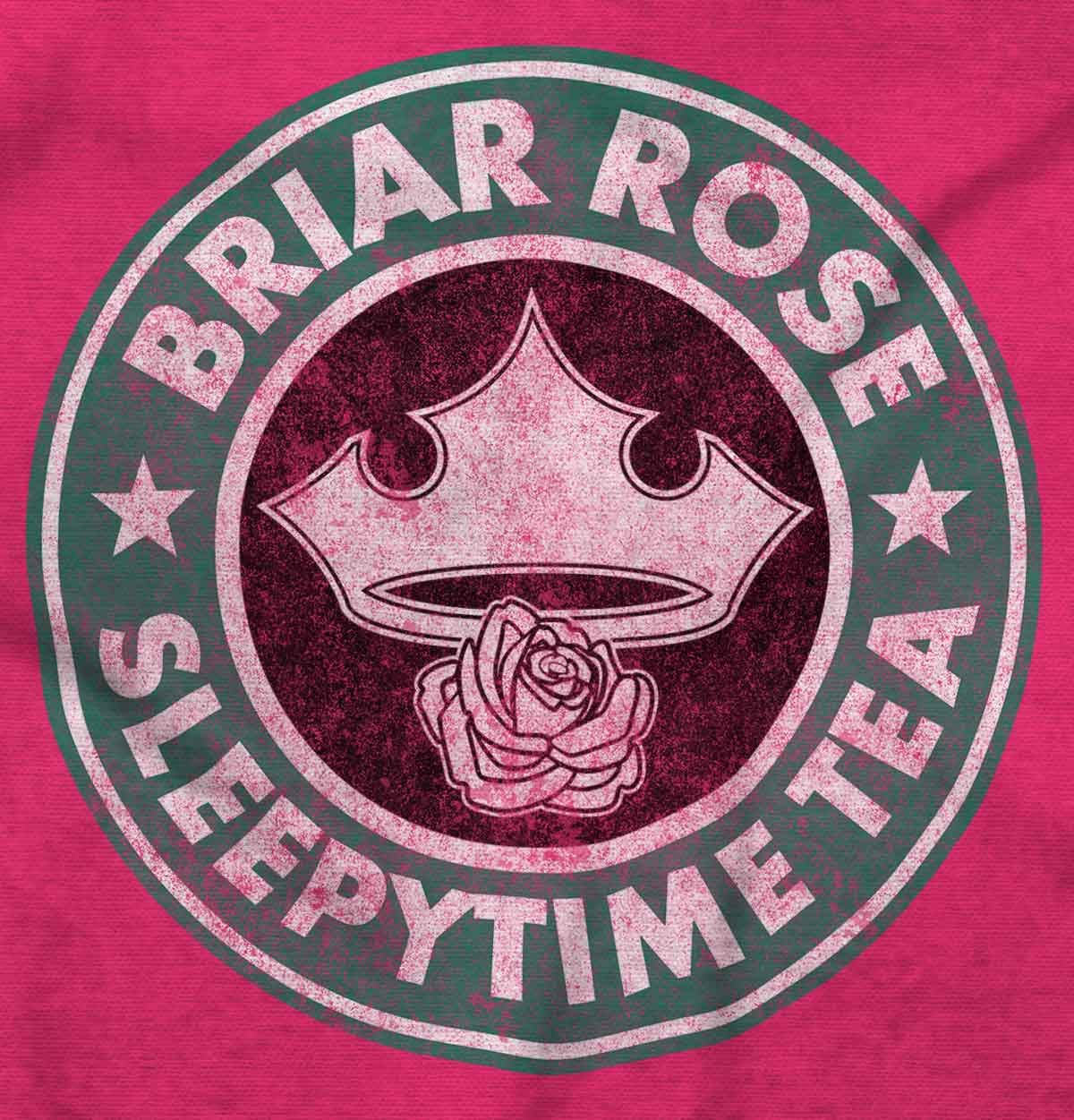 Briar Rose Sleepy Time Tea Funny Logo Hoodie Sweatshirt for Women - Cozy Lounge Wear for Tea Lovers & Relaxation