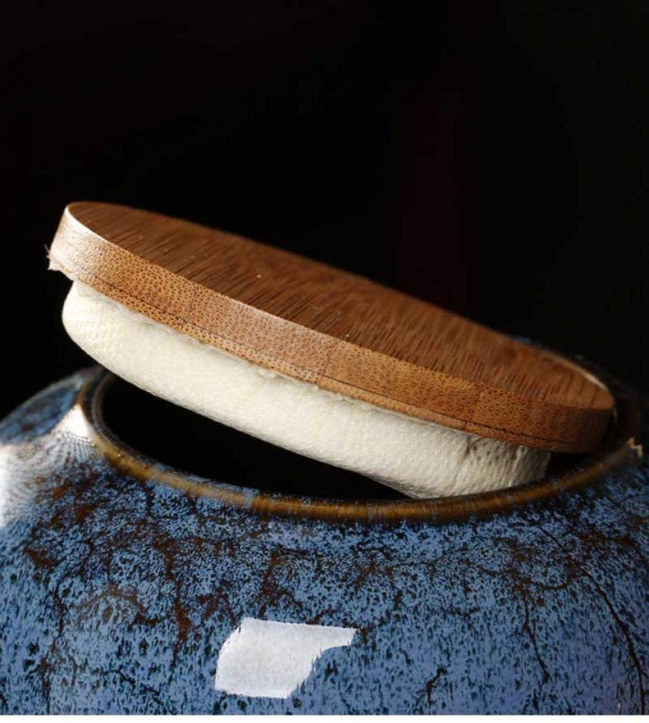 Classical Ceramic Tea Canister with Marble Pattern Glaze - Airtight Tea Storage Container for Loose Leaf Tea, Portable & Sealed Tea Tin - Perfect for Home, Office, or as a Gift for Tea Lovers