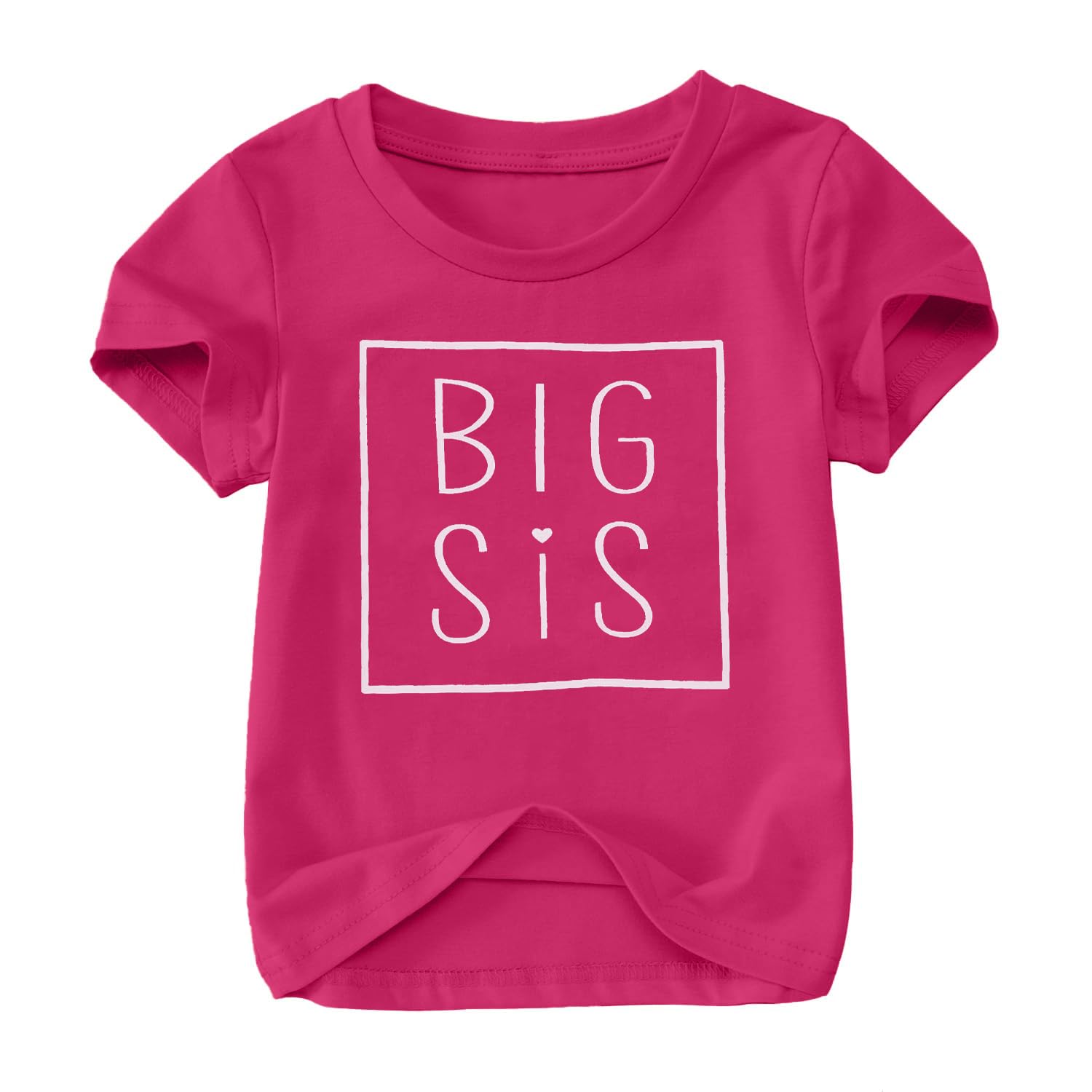 MNLYBABY Big Sister Tshirt - Toddler Girl Sibling Announcement Top for Special Occasions