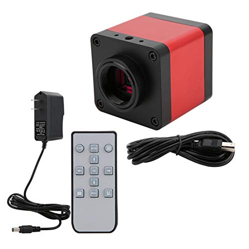 48MP USB Microscope Camera with 1080P 60FPS Video - Industrial Magnifying Glasses for Welding, Phone Repair & PCB Inspection (US Plug) - Perfect for Electronics Hobbyists, Jewelry Appraisal & Science Education