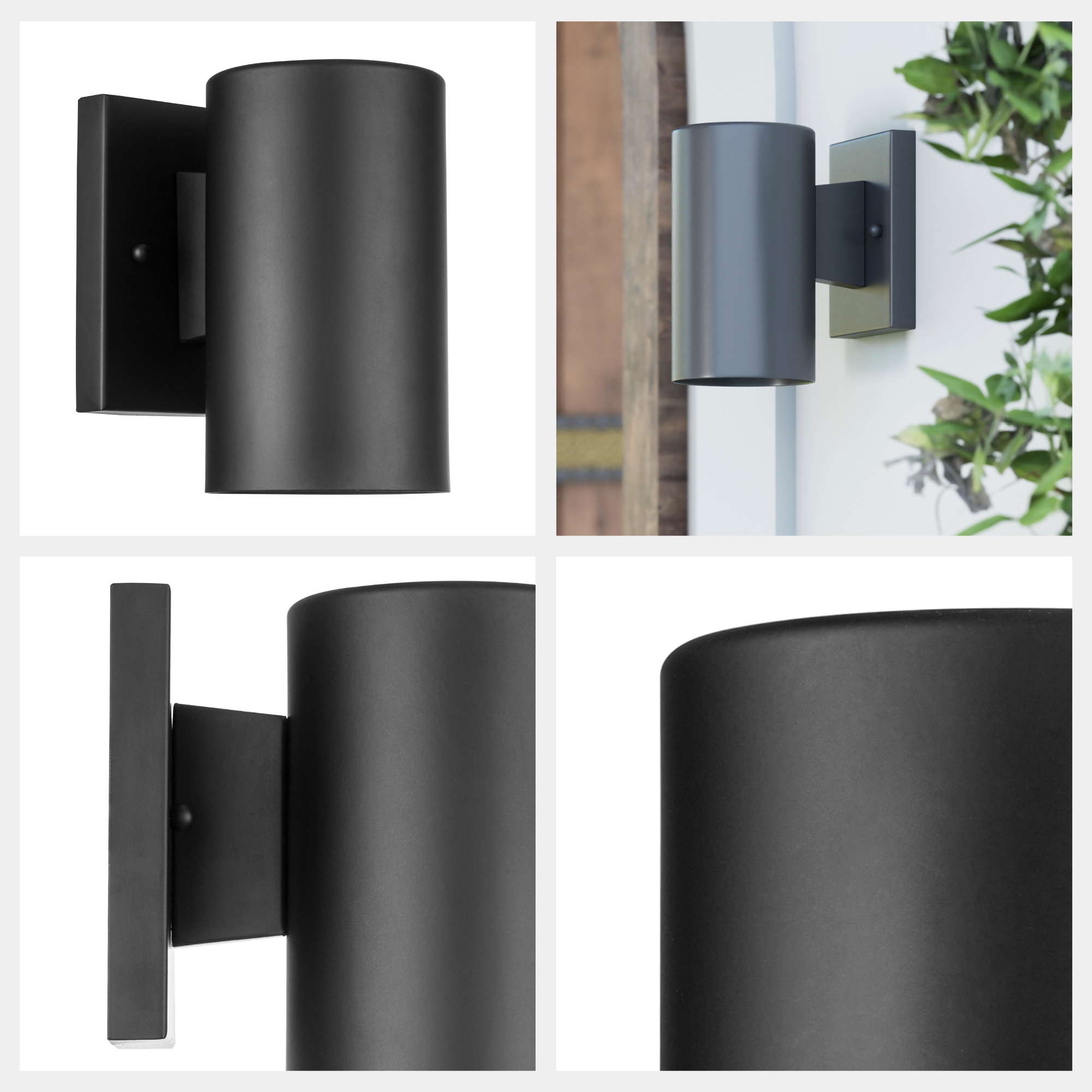 Matte Black Wet Rated Coach Light by Culverine - Outdoor Wall Sconce for Porch, Patio & Garden Lighting