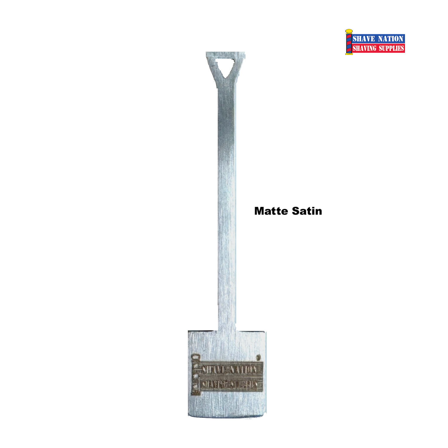 Premium Shave Nation Scrape Spoon for Shaving Cream & Soap - Perfect for Barbershops & Home Grooming Kits