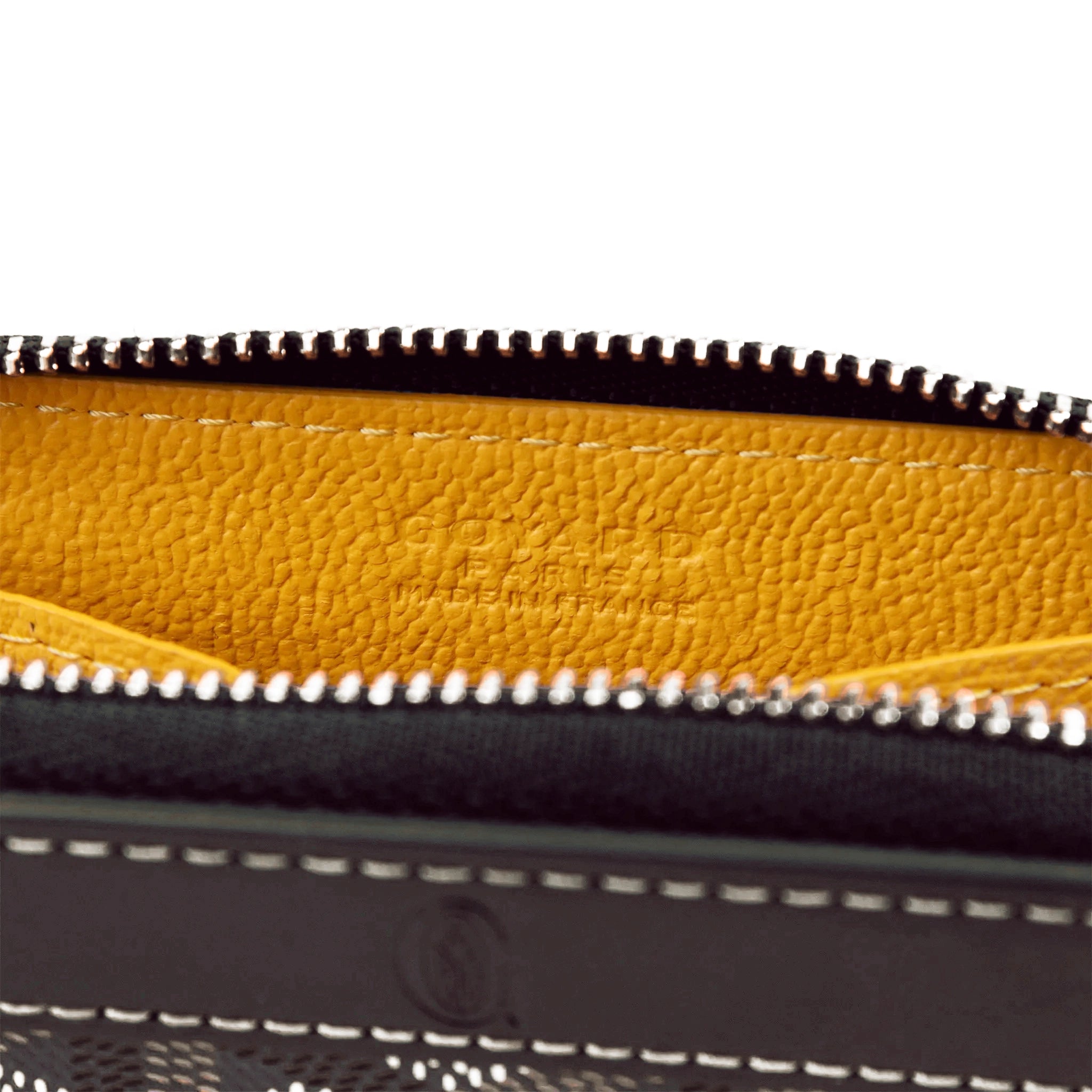 Goyard Matignon Black Tan Mini Wallet - Stylish & Compact Luxury Wallet for Everyday Use - Perfect for Travel, Business & Daily Essentials