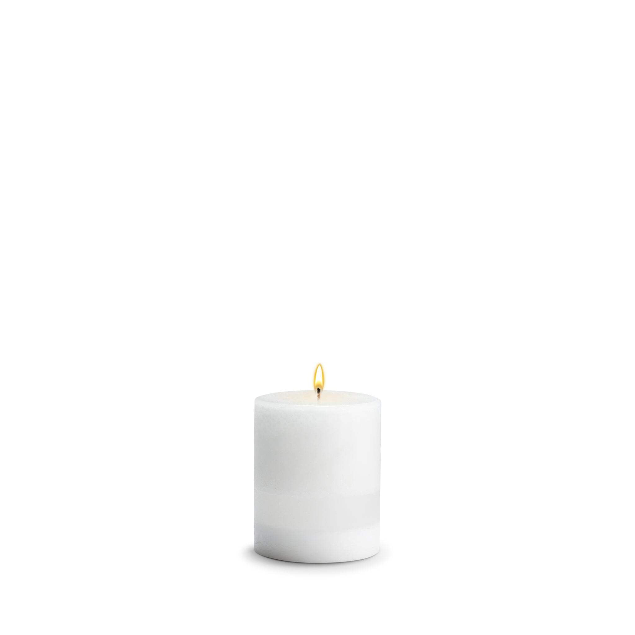 Premium White Tea & Ginger Root Scented Pillar Candles (6