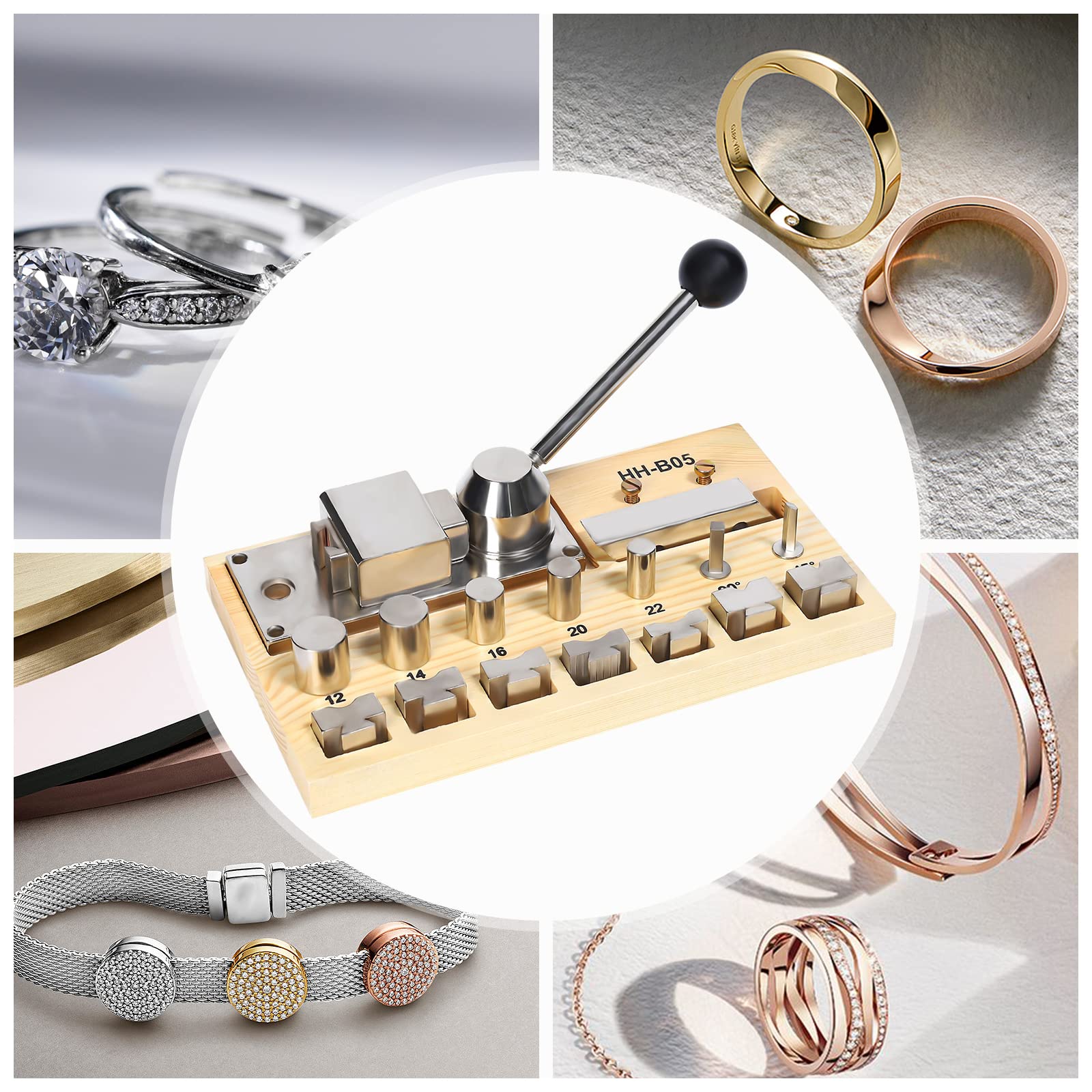 Professional Ring Bending Tool Set - Jewelry Making Pliers & Ring Earring Maker Machine for DIY Crafting - Perfect for Jewelers, Hobbyists & Handmade Earring Creation