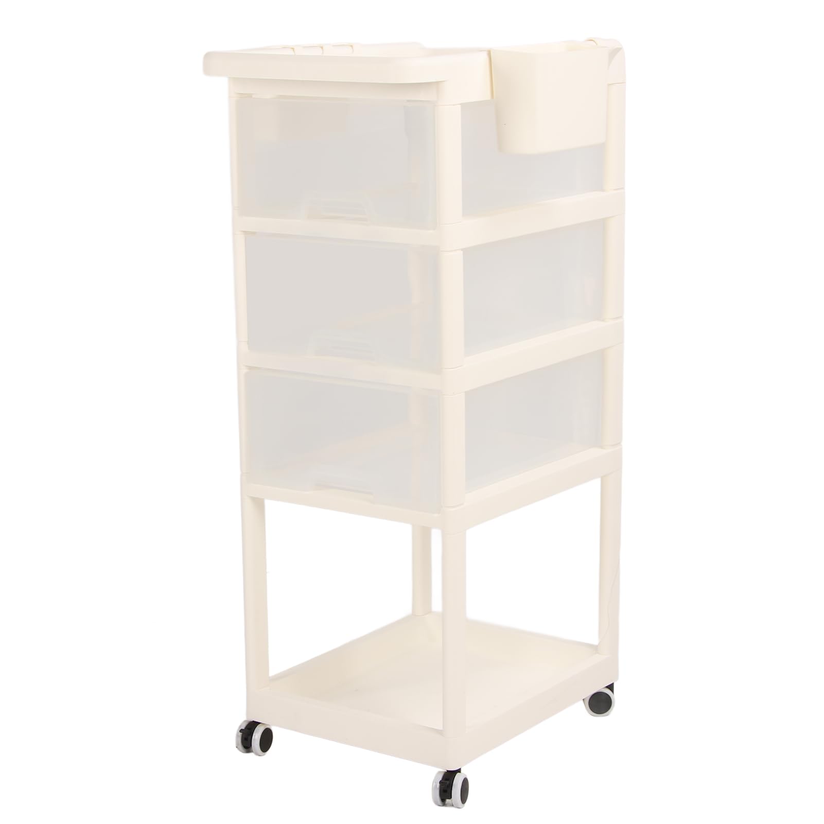 **Baby Diaper Caddy Rolling Cart with Wheels & Reinforced Handle - Nursery Storage Organizer for Diapers, Wipes & Baby Essentials - Perfect for Nursery, Baby Shower Gifts & On-the-Go Parents**