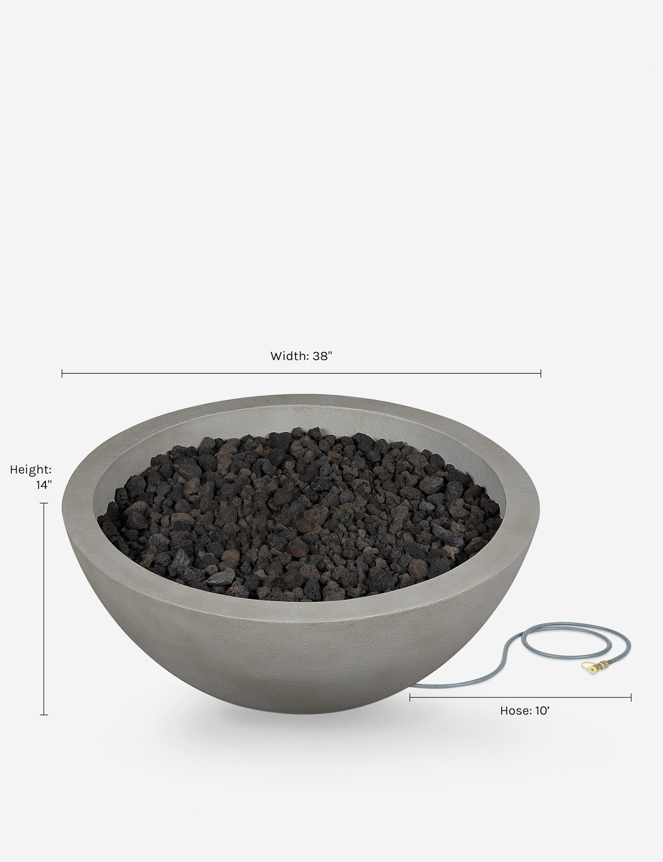 Benno Fire Bowl - Outdoor Fire Pit for Camping, Backyard & Patio - Portable & Durable Steel Fire Bowl for Bonfires, BBQ & Gatherings