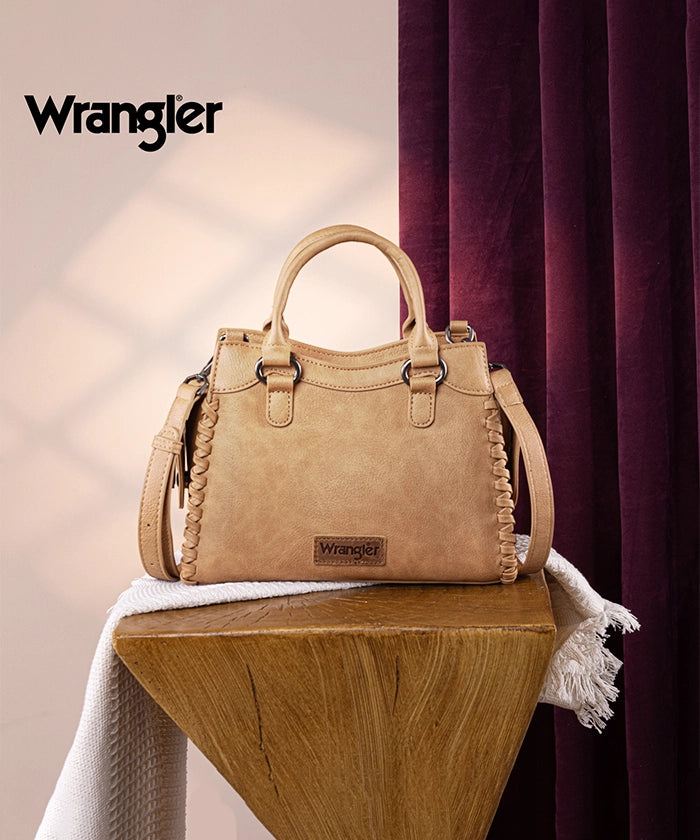 Wrangler Braided Tote Bag for Women - Stylish & Durable Woven Handbag - Perfect for Shopping, Beach, Work & Travel Accessories